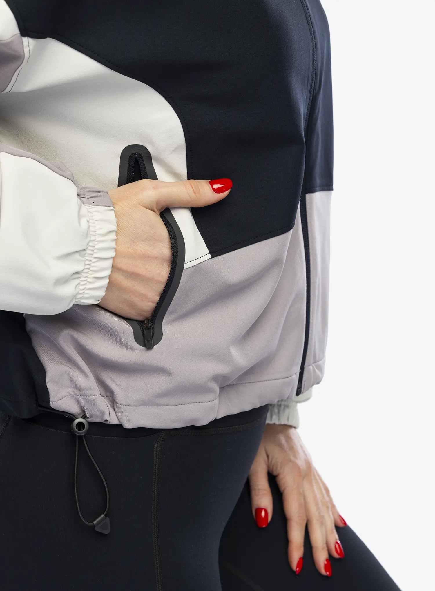 Dámská bunda Under Armour UA Unstoppable Jacket - black/summit white/tetra gray