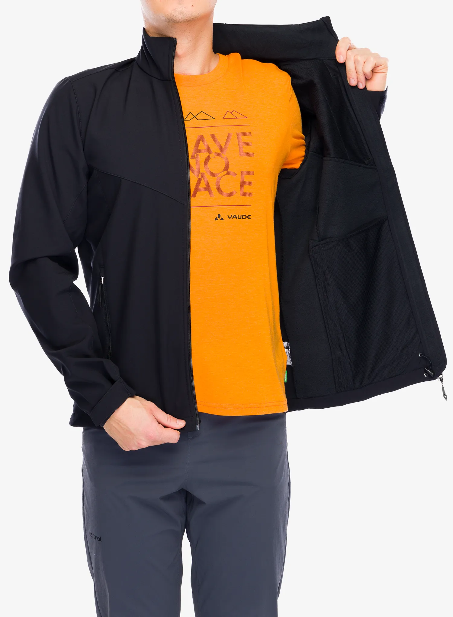Softshellová bunda Vaude Cyclone Jacket VI - black