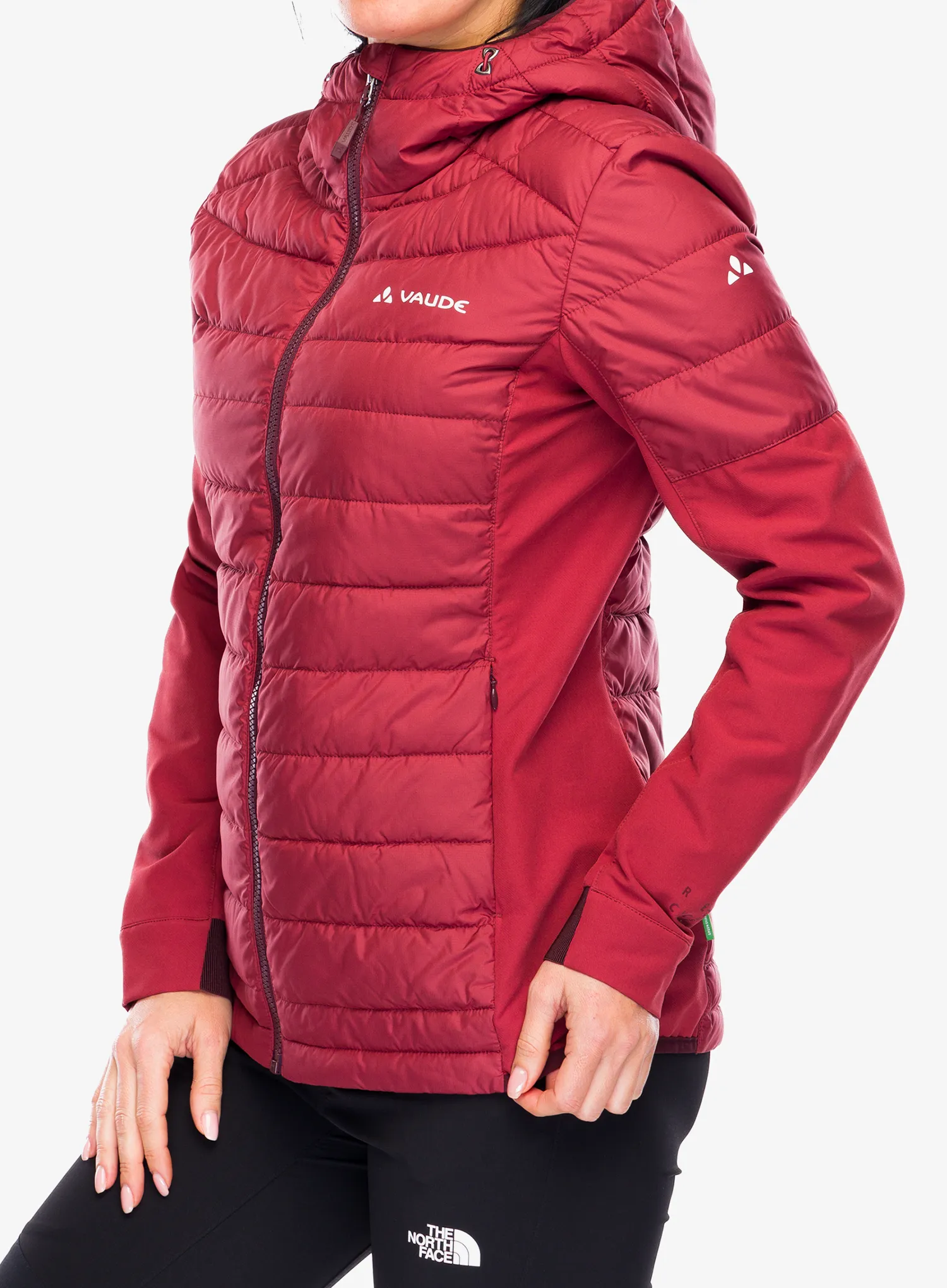 Hybridní bunda dámská Vaude Elope Hybrid Jacket - redeva