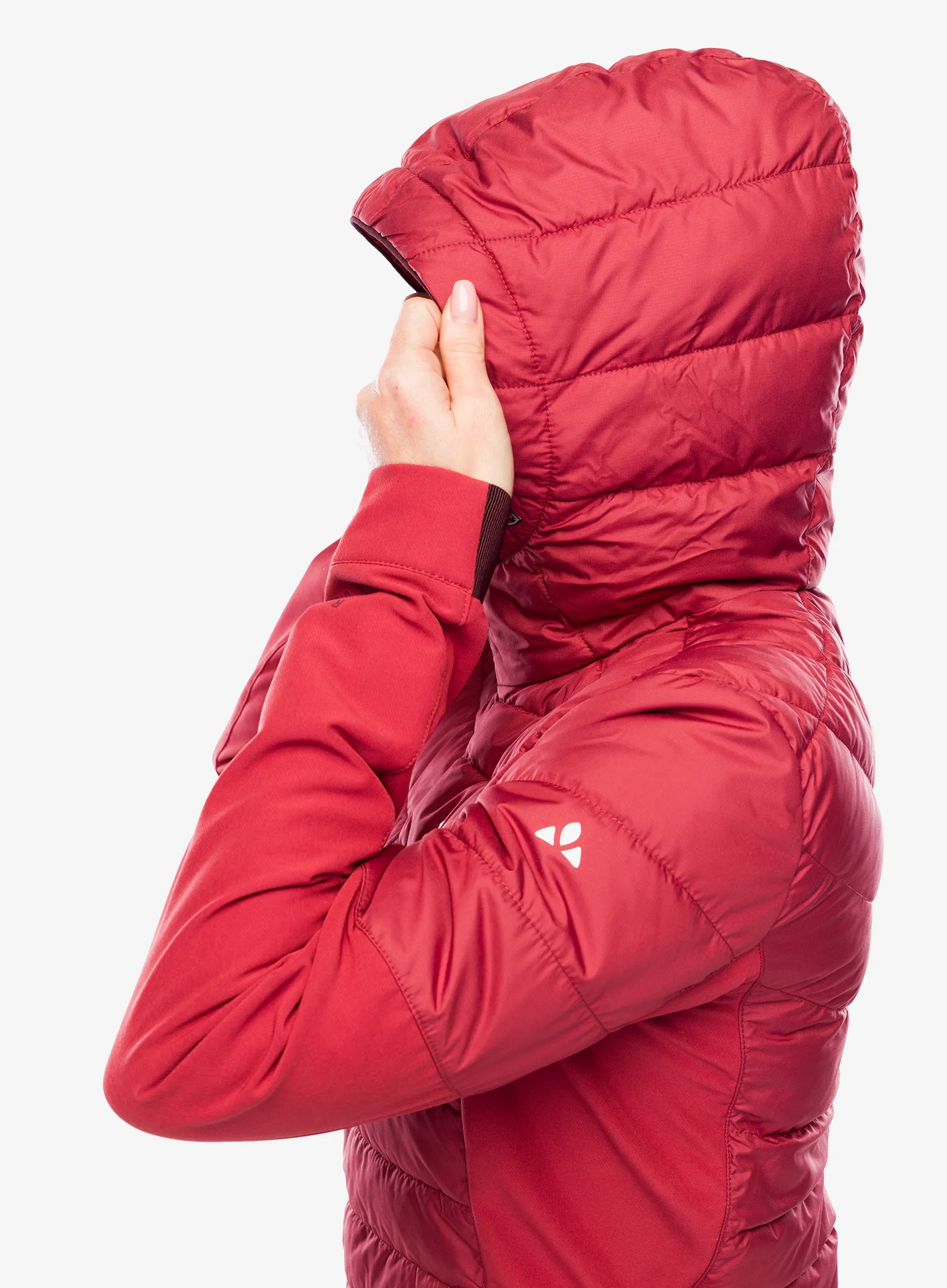 Hybridní bunda dámská Vaude Elope Hybrid Jacket - redeva
