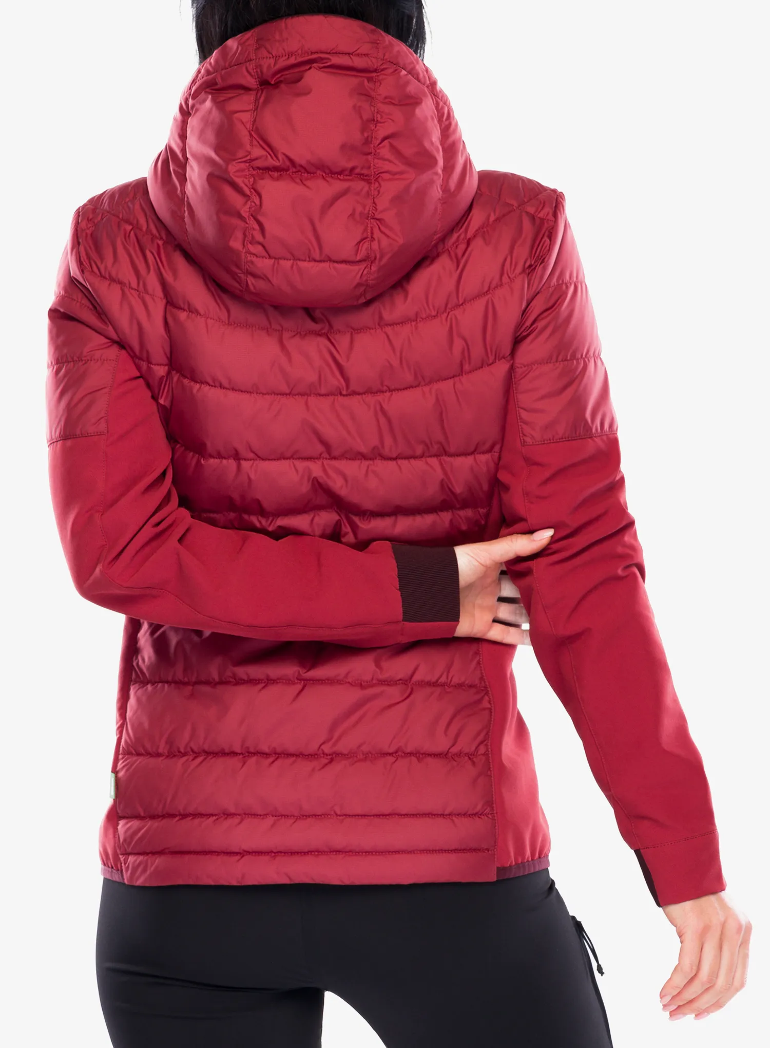Hybridní bunda dámská Vaude Elope Hybrid Jacket - redeva