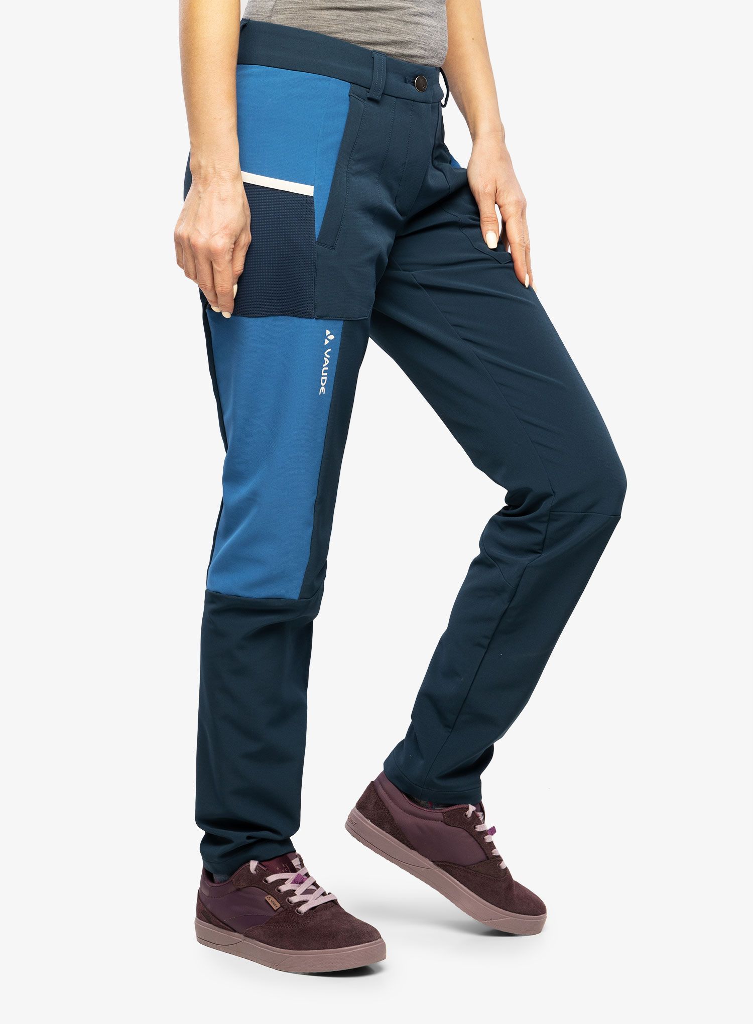Turistické kalhoty dámské Vaude Elope Slim Fit Pants - dark sea