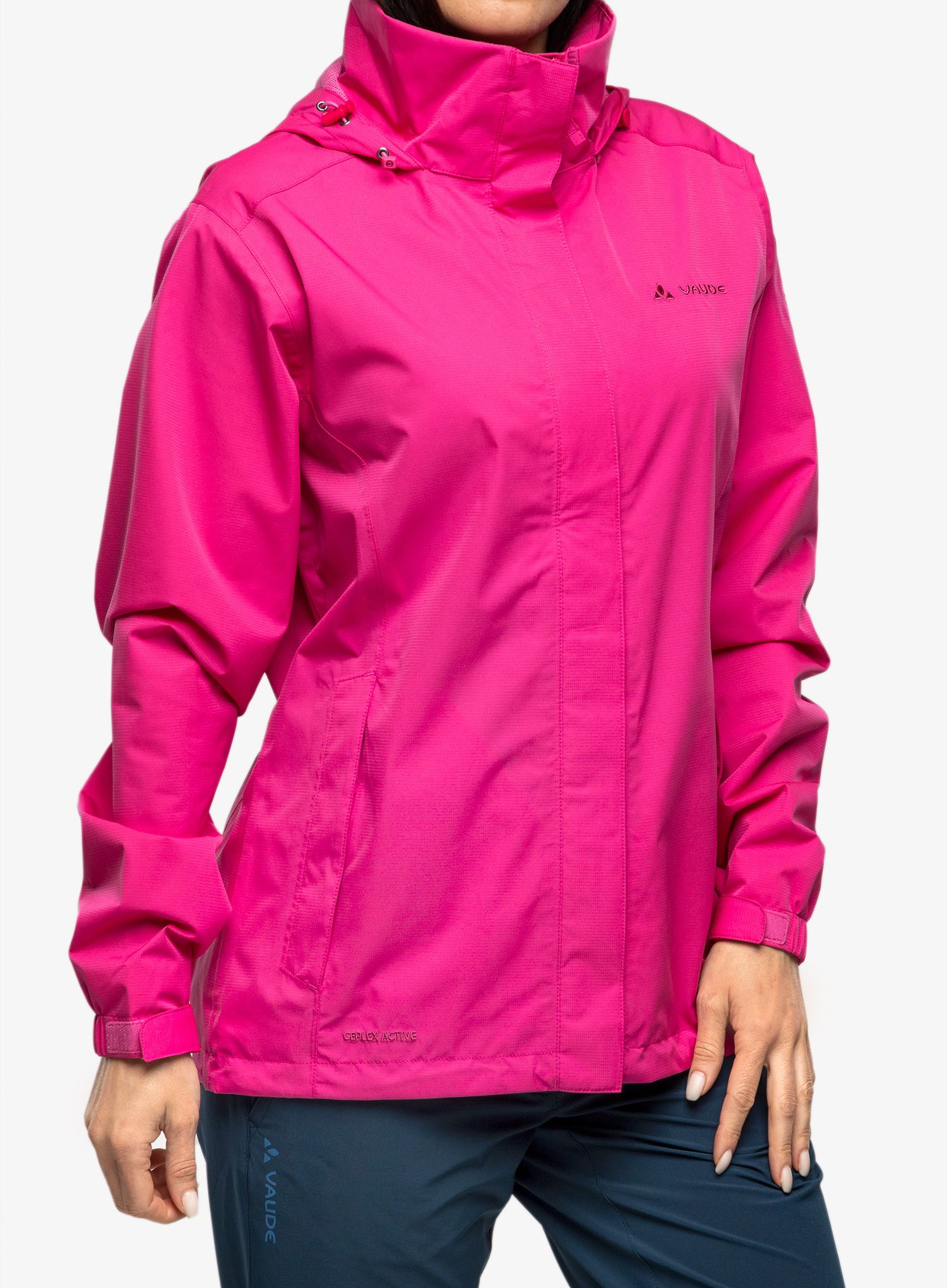 Dámská bunda do deště Vaude Escape Light Jacket - lychee