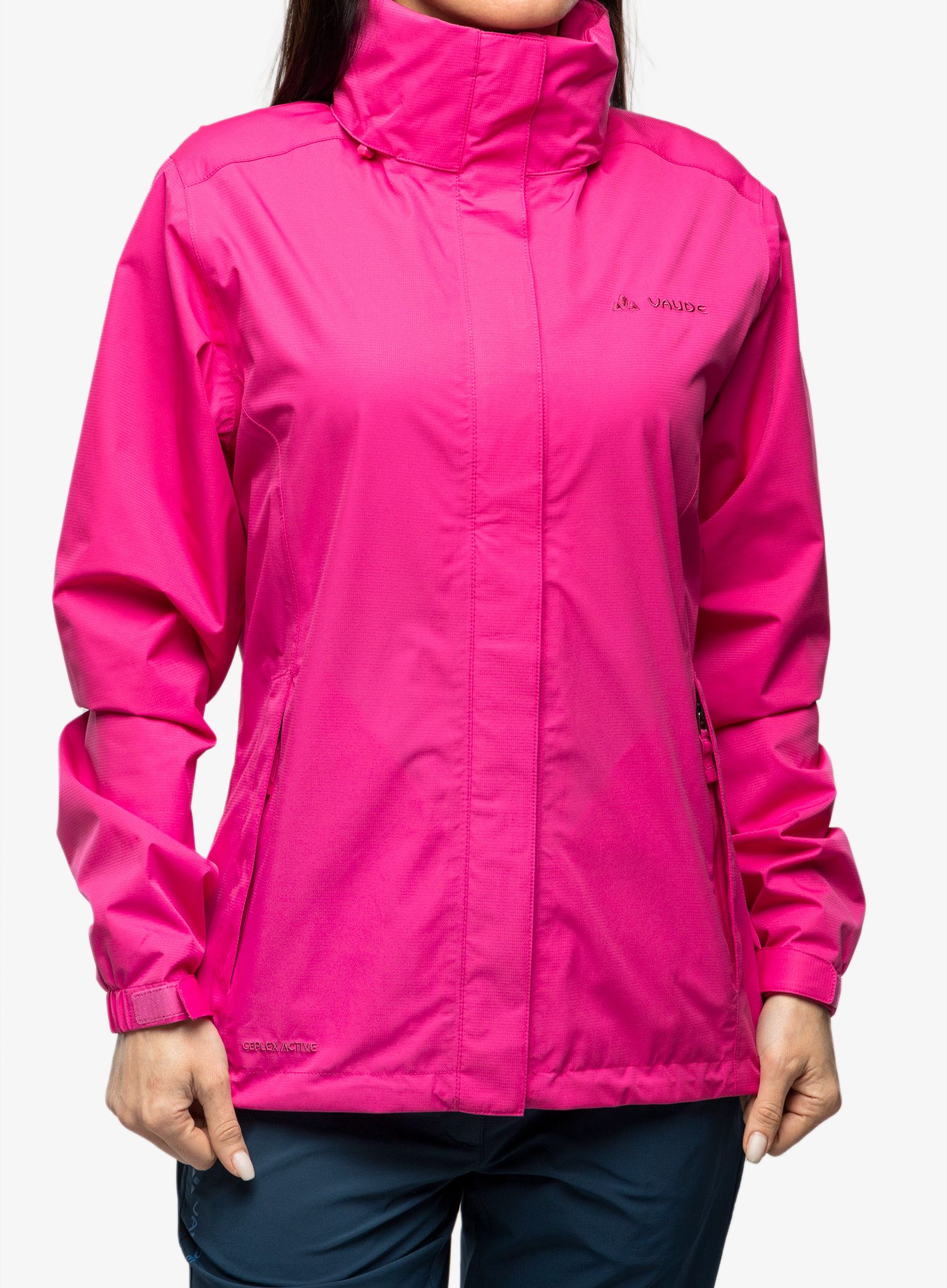 Dámská bunda do deště Vaude Escape Light Jacket - lychee