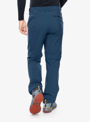 Kalhoty s odepínacími nohavicemi Vaude Farley Stretch T-Zip Pants III - dark sea