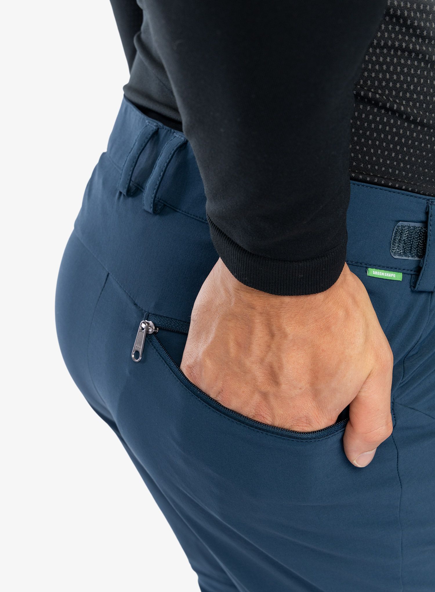 Kalhoty s odepínacími nohavicemi Vaude Farley Stretch T-Zip Pants III - dark sea