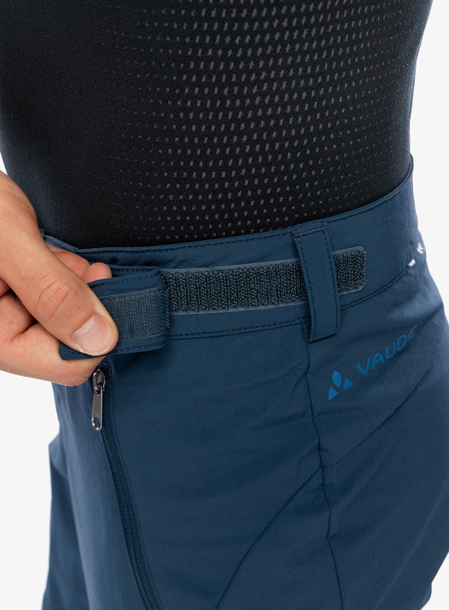 Kalhoty s odepínacími nohavicemi Vaude Farley Stretch T-Zip Pants III - dark sea