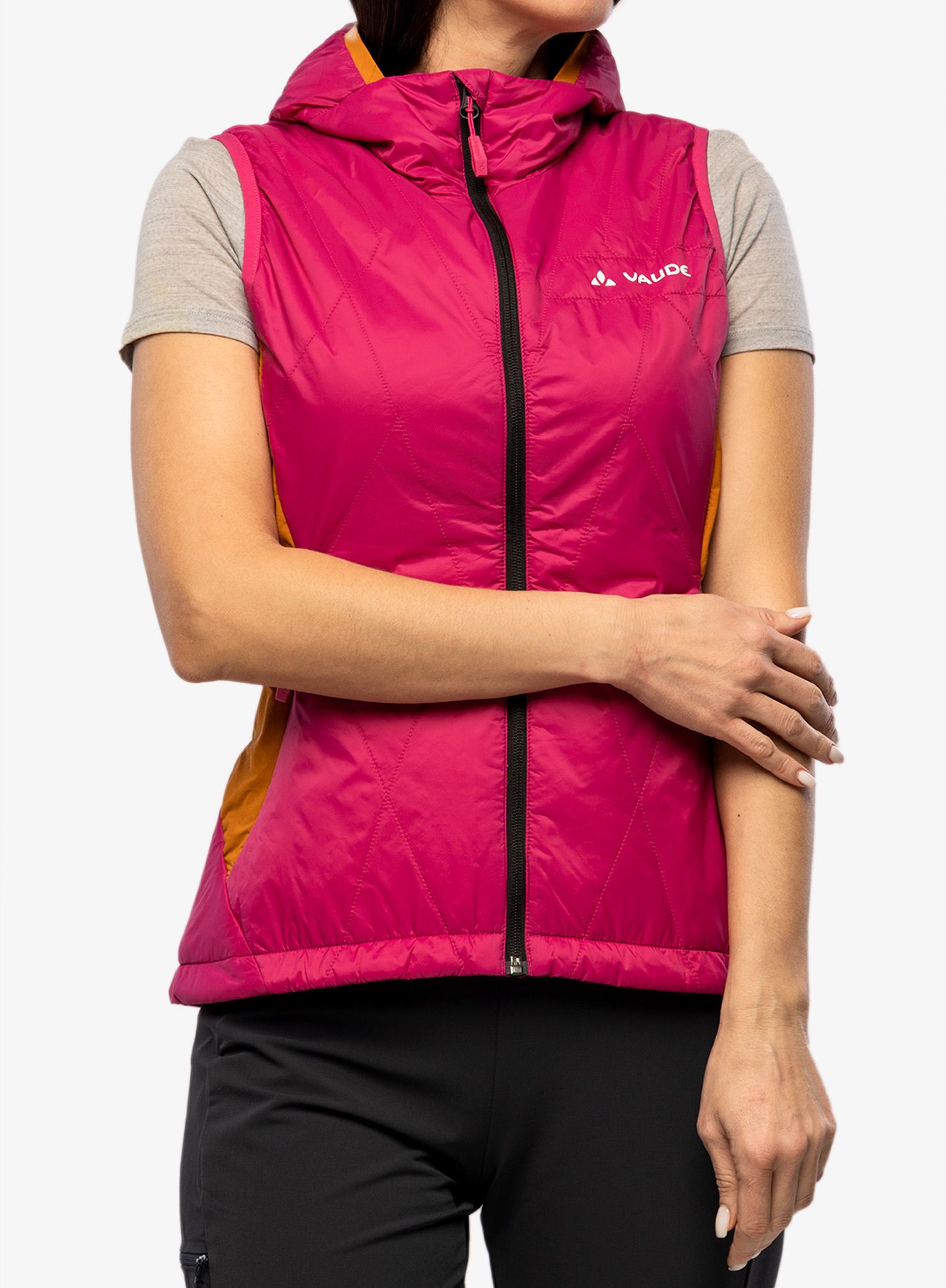 Vesta dámská Vaude Freney Hybrid Vest IV - lychee