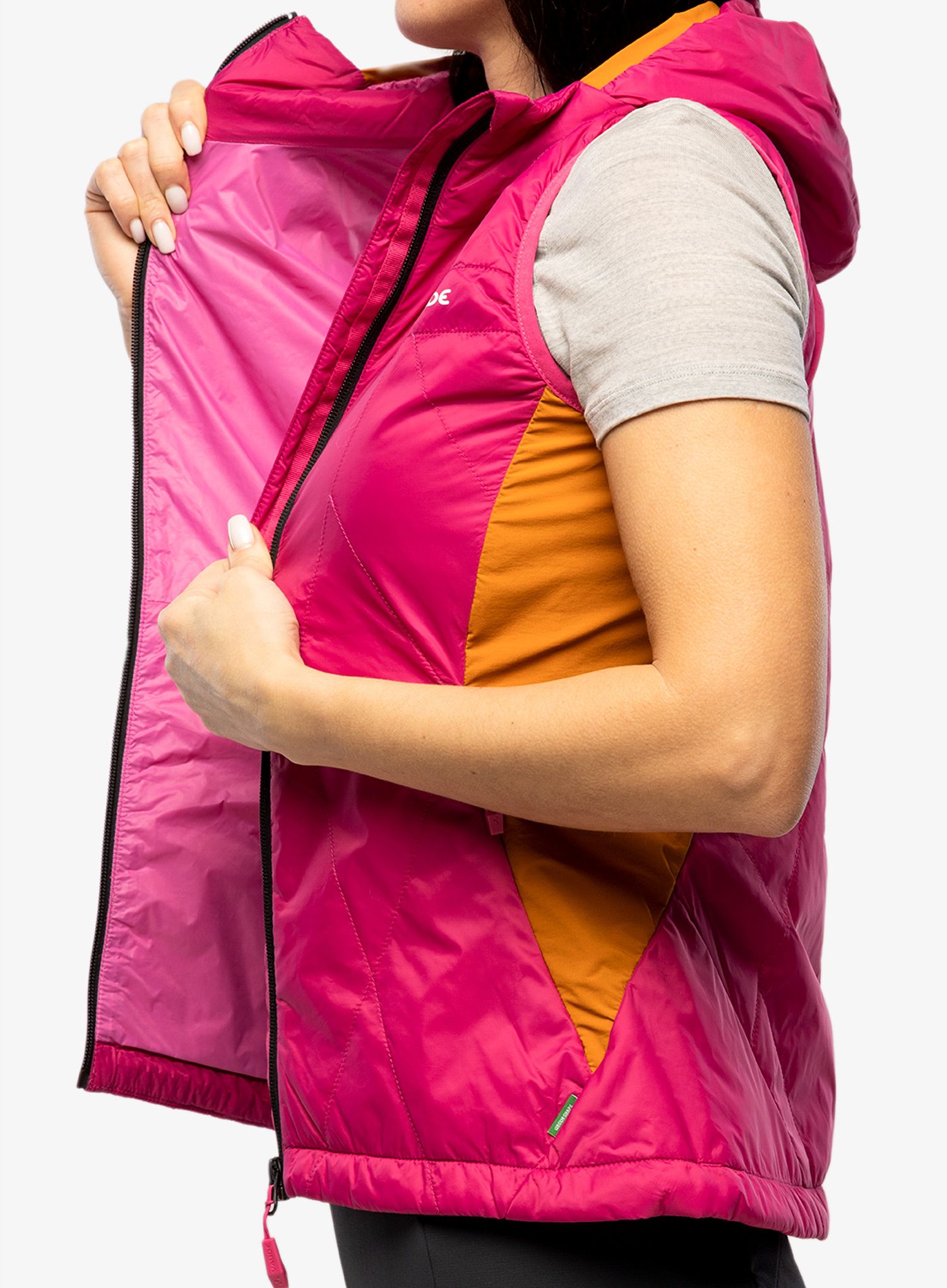 Vesta dámská Vaude Freney Hybrid Vest IV - lychee