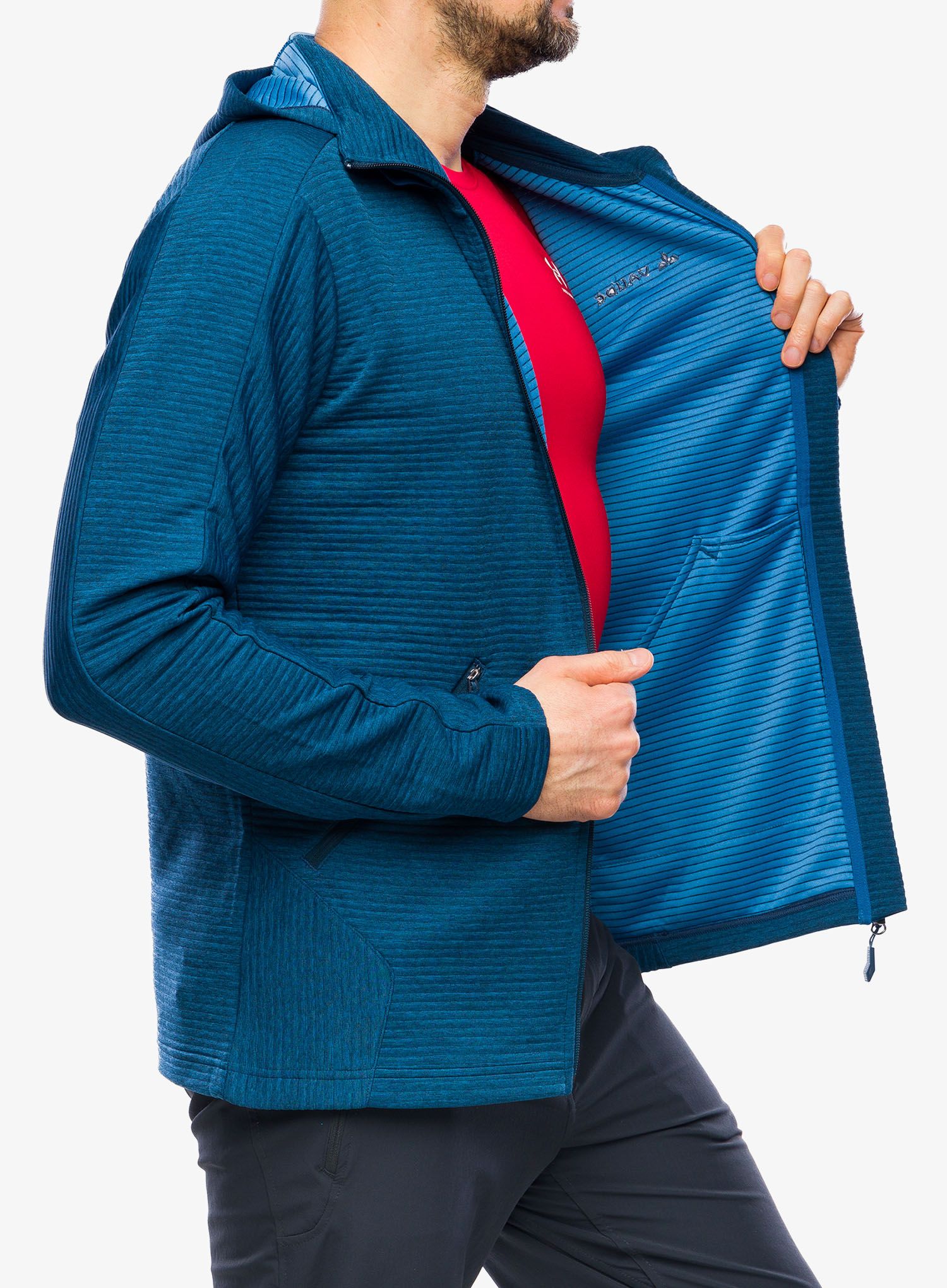 Fleece mikina Vaude Hemsby Jacket II - dark sea