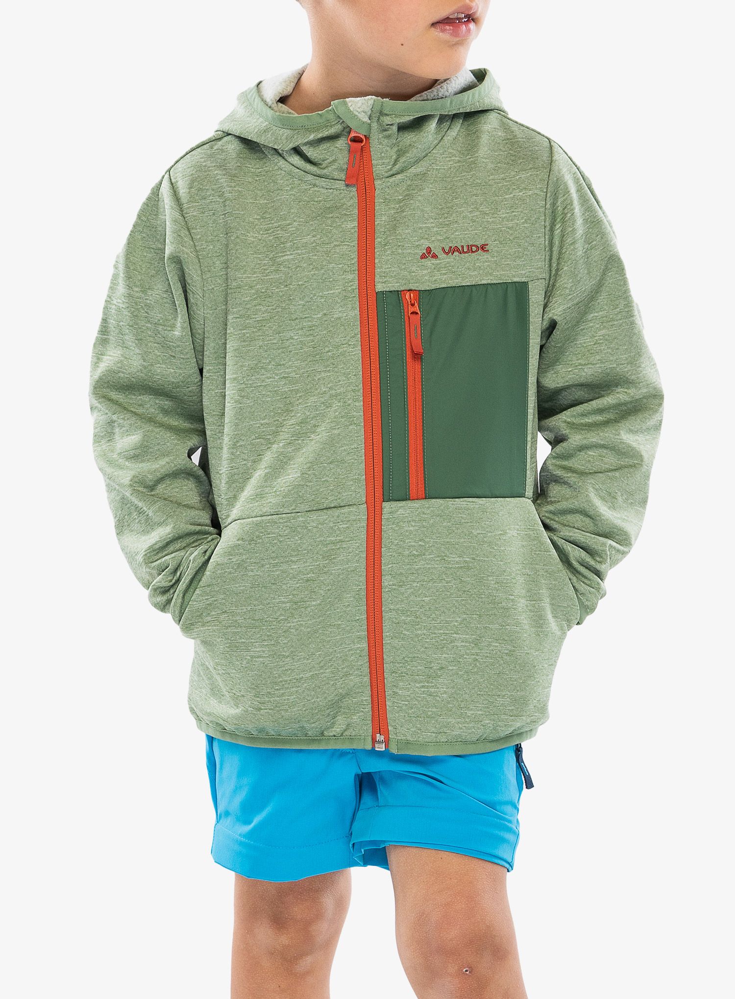 Dětská mikina Vaude Kikimora Jacket - willow green