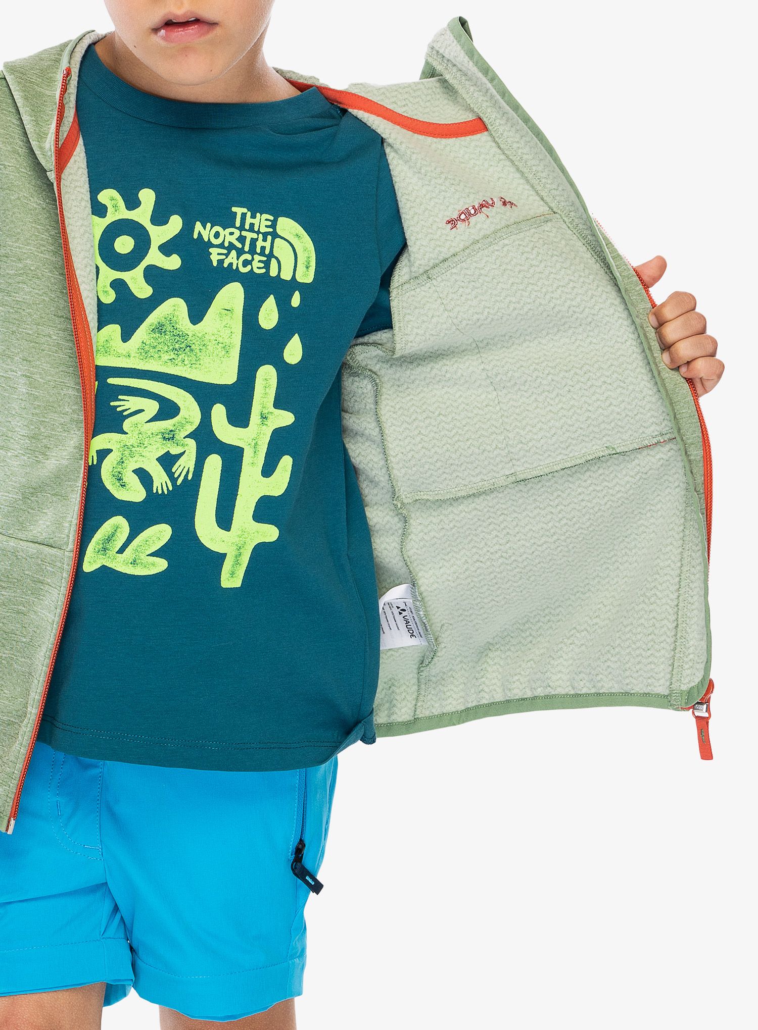 Dětská mikina Vaude Kikimora Jacket - willow green