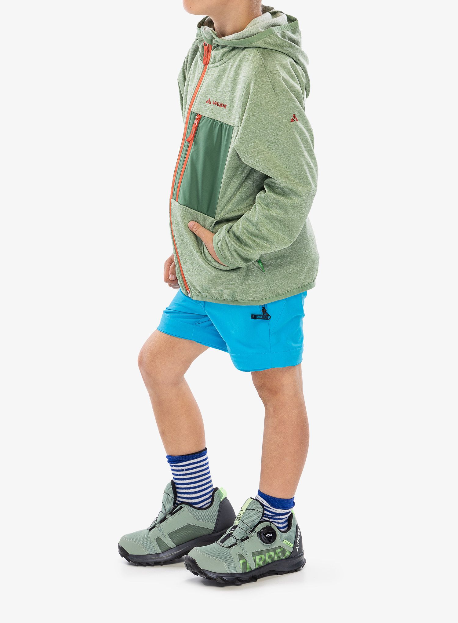Dětská mikina Vaude Kikimora Jacket - willow green