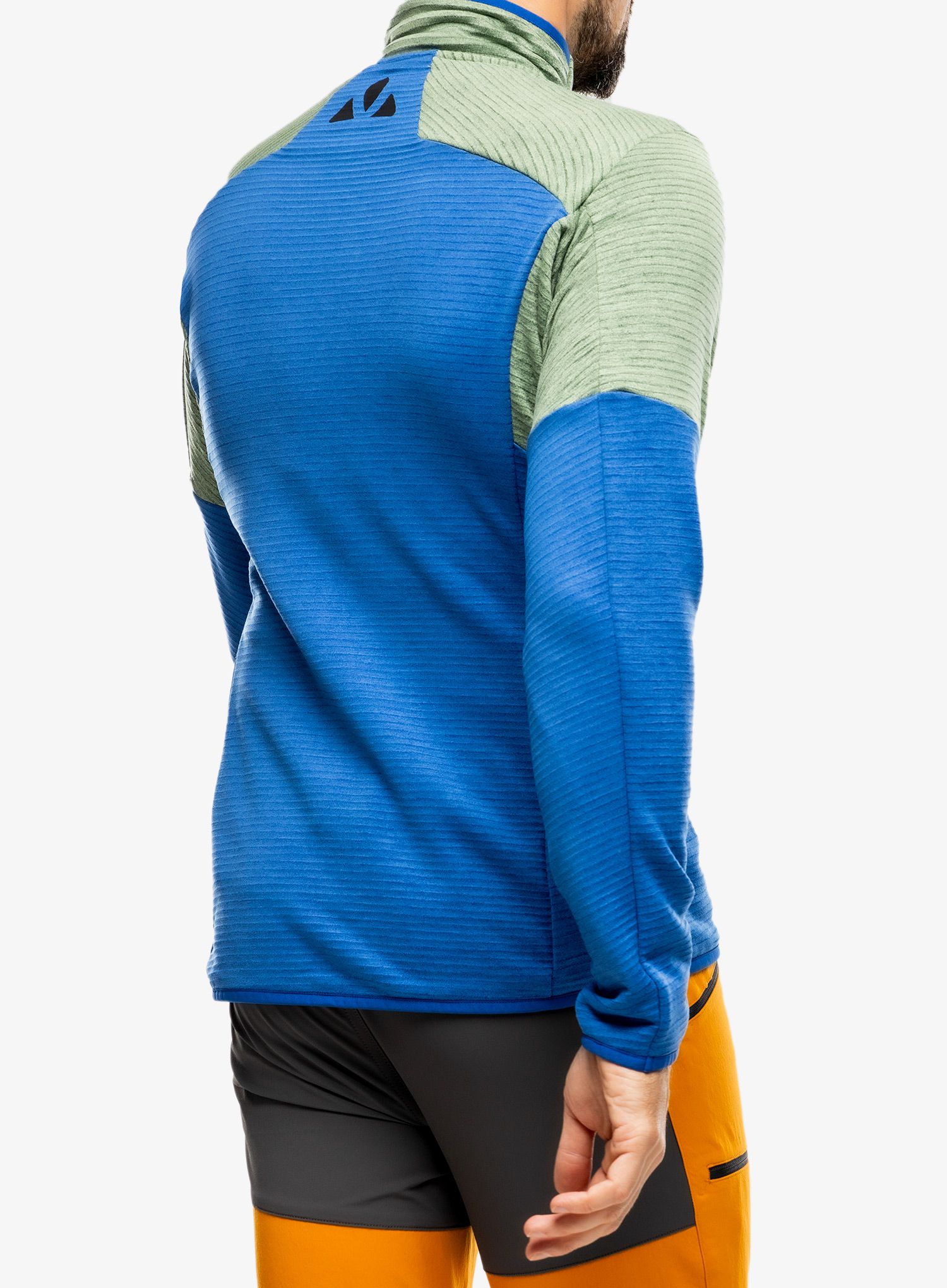 Fleece mikina Vaude Larice HZ Fleece Jacket - woodland