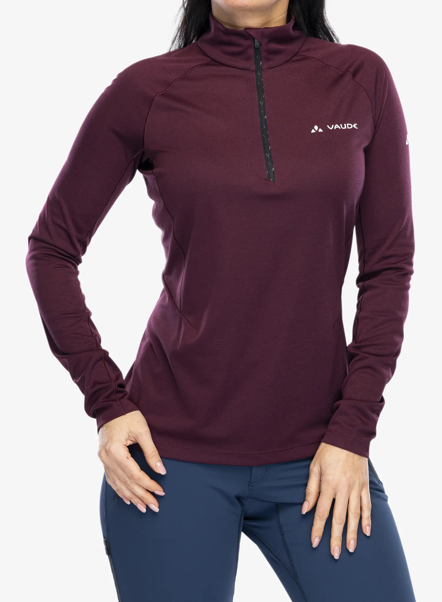 Dámská funkční mikina Vaude Larice Light Shirt II - cassis uni