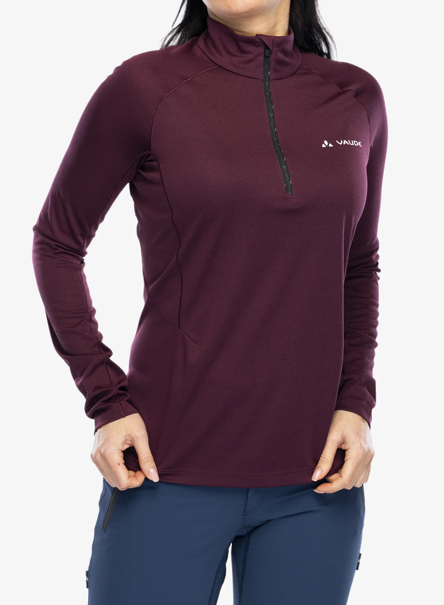 Dámská funkční mikina Vaude Larice Light Shirt II - cassis uni