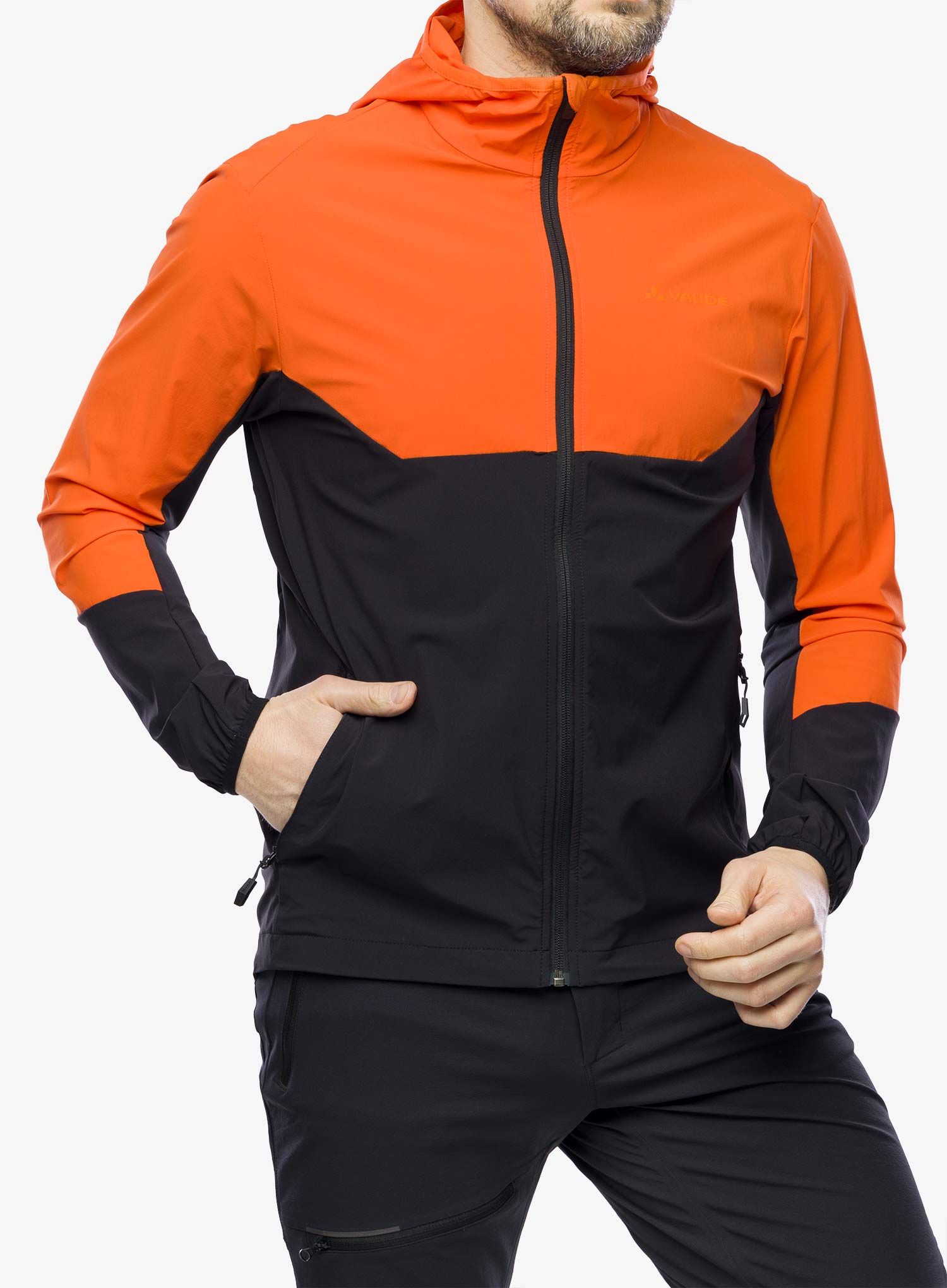 Softshellová bunda Vaude Moab Jacket IV - black uni