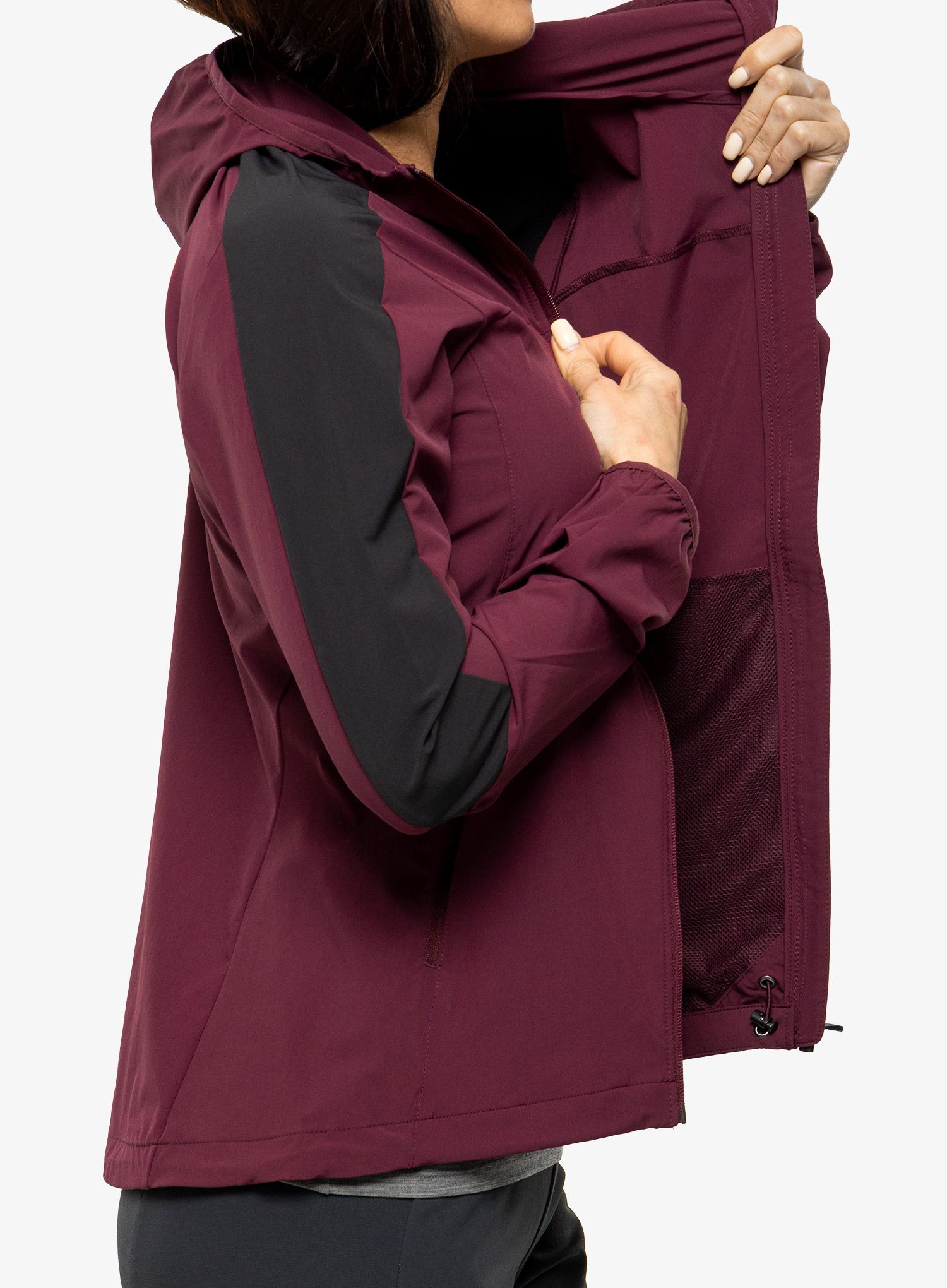 Softshellová bunda dámská Vaude Moab Jacket IV - cassis