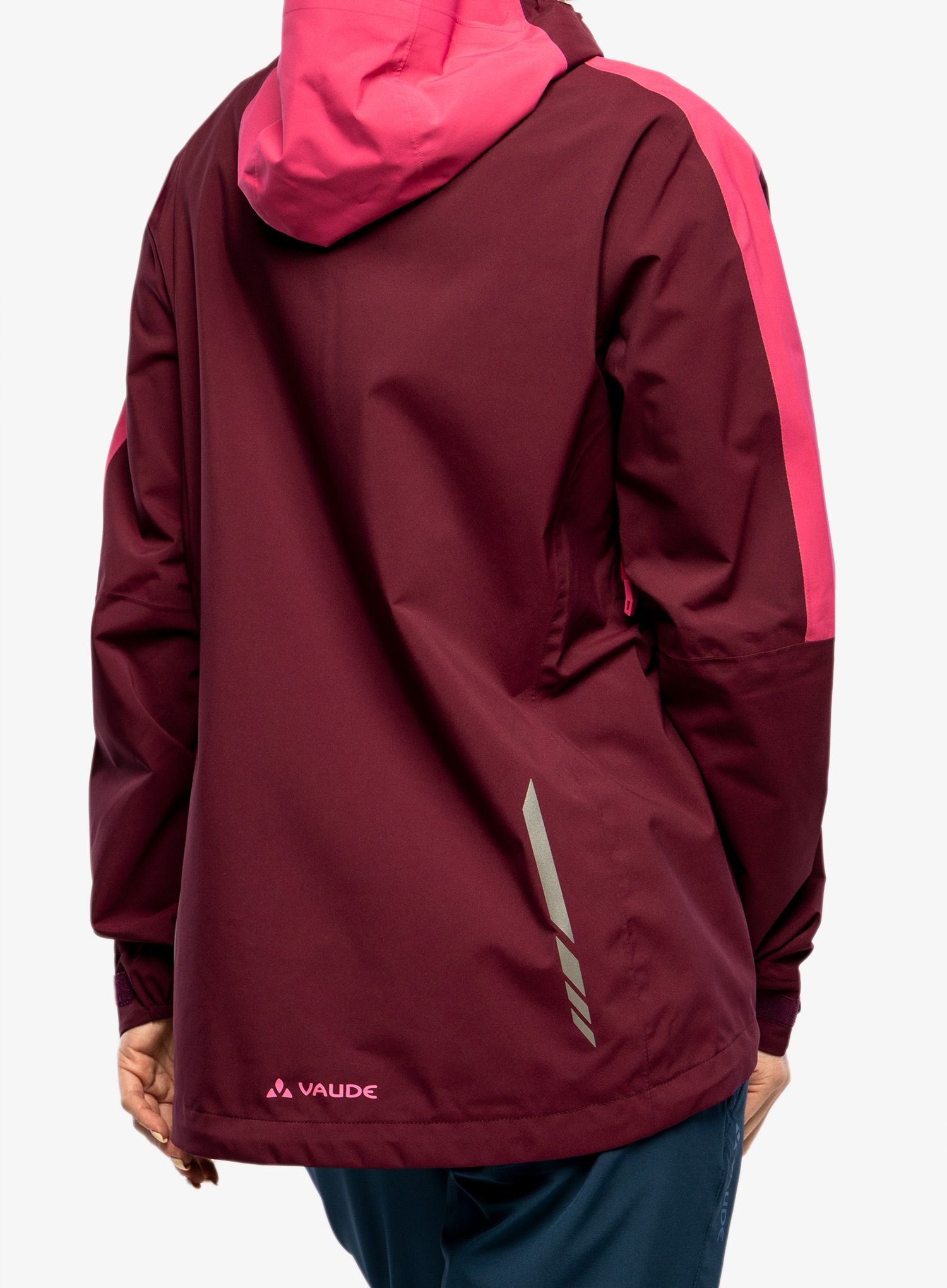 Dámská bunda do deště Vaude Moab Rain Jacket II - cassis