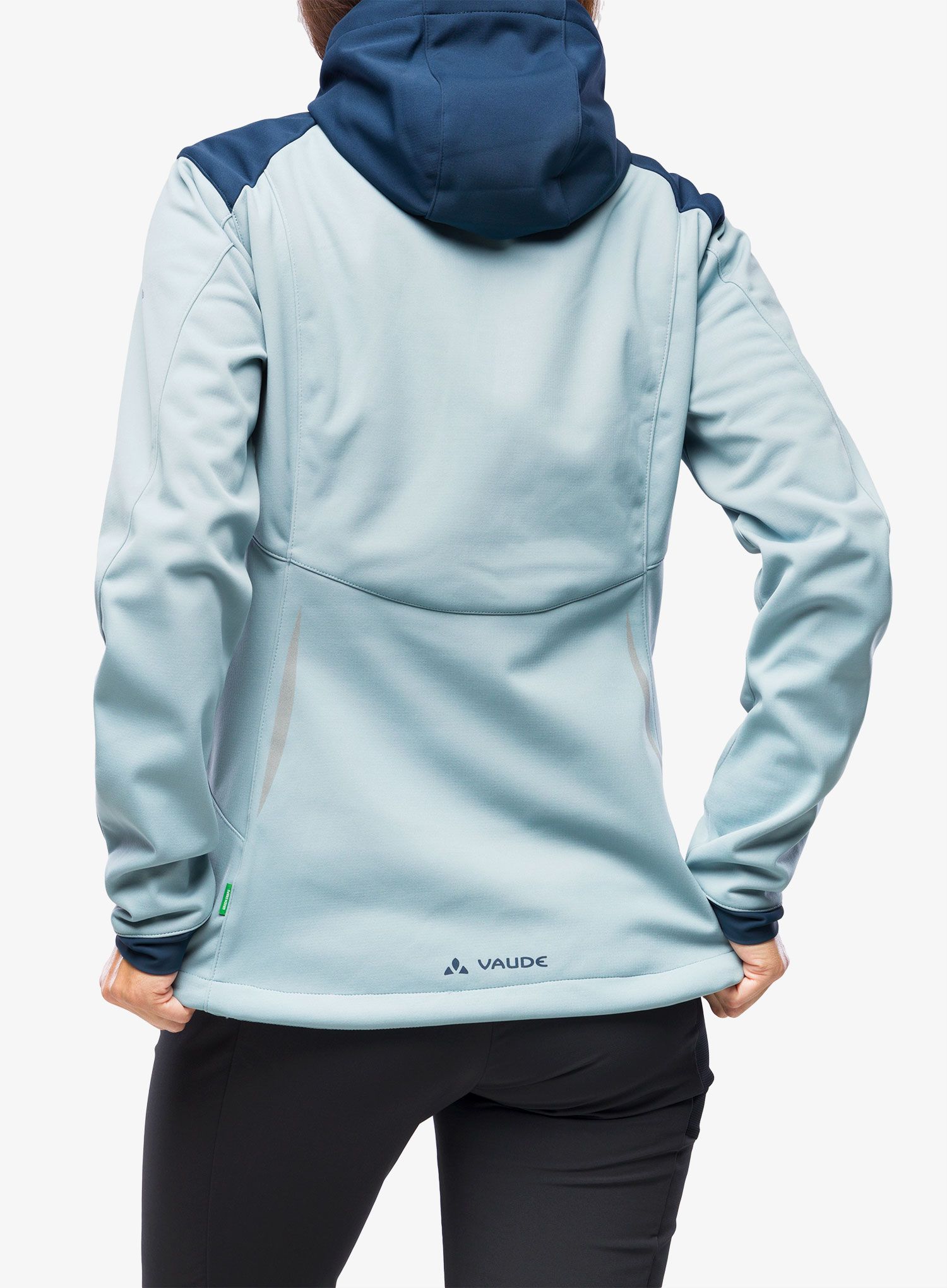 Bunda na kolo dámská Vaude Qimsa Softshell Jacket - cloudy blue