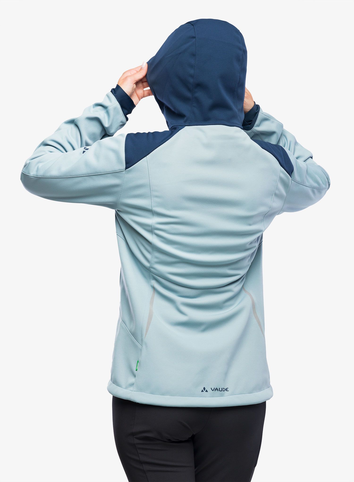 Bunda na kolo dámská Vaude Qimsa Softshell Jacket - cloudy blue
