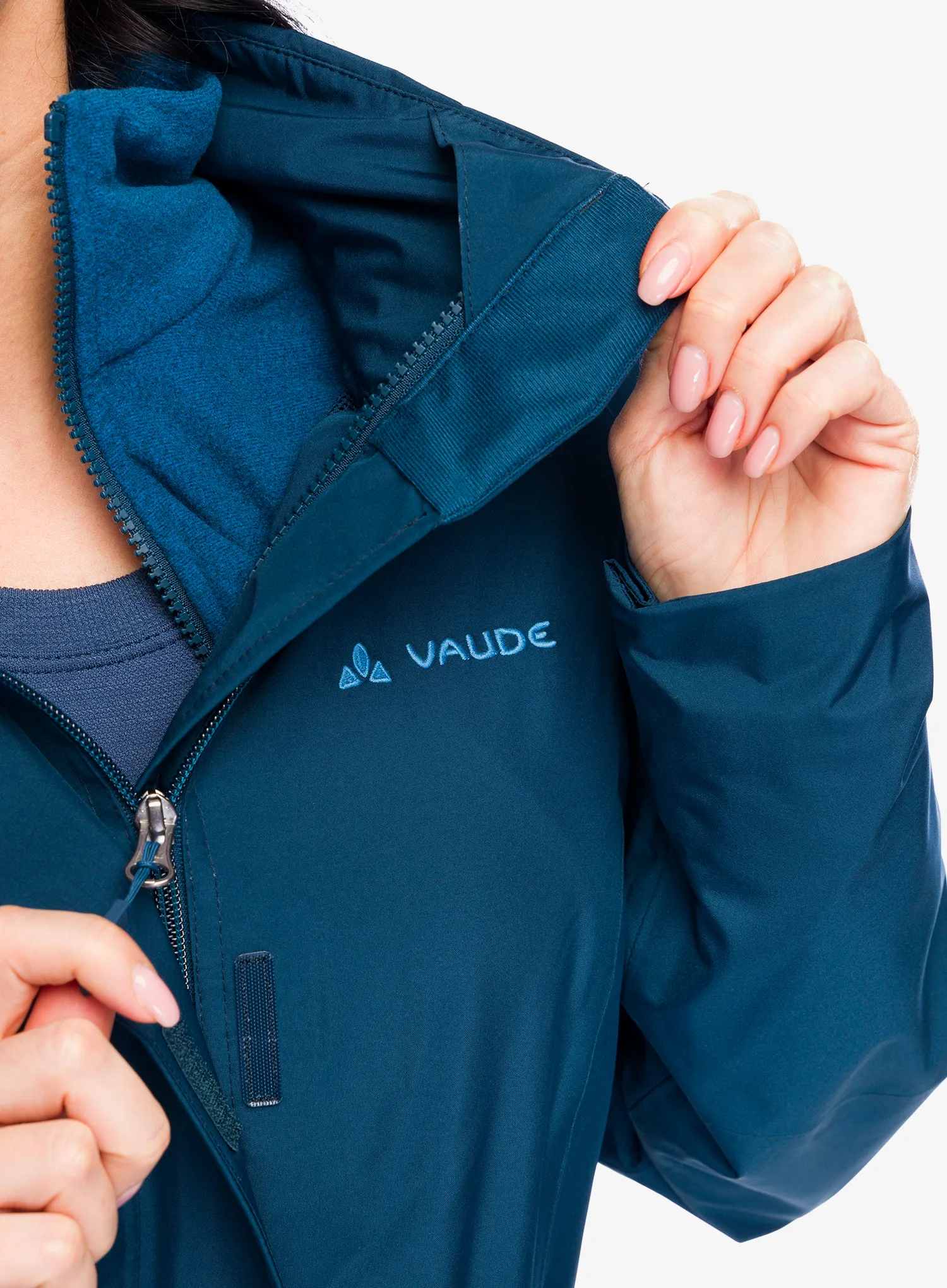 Dámská bunda Vaude Rosemoor 3in1 Jacket II - dark sea