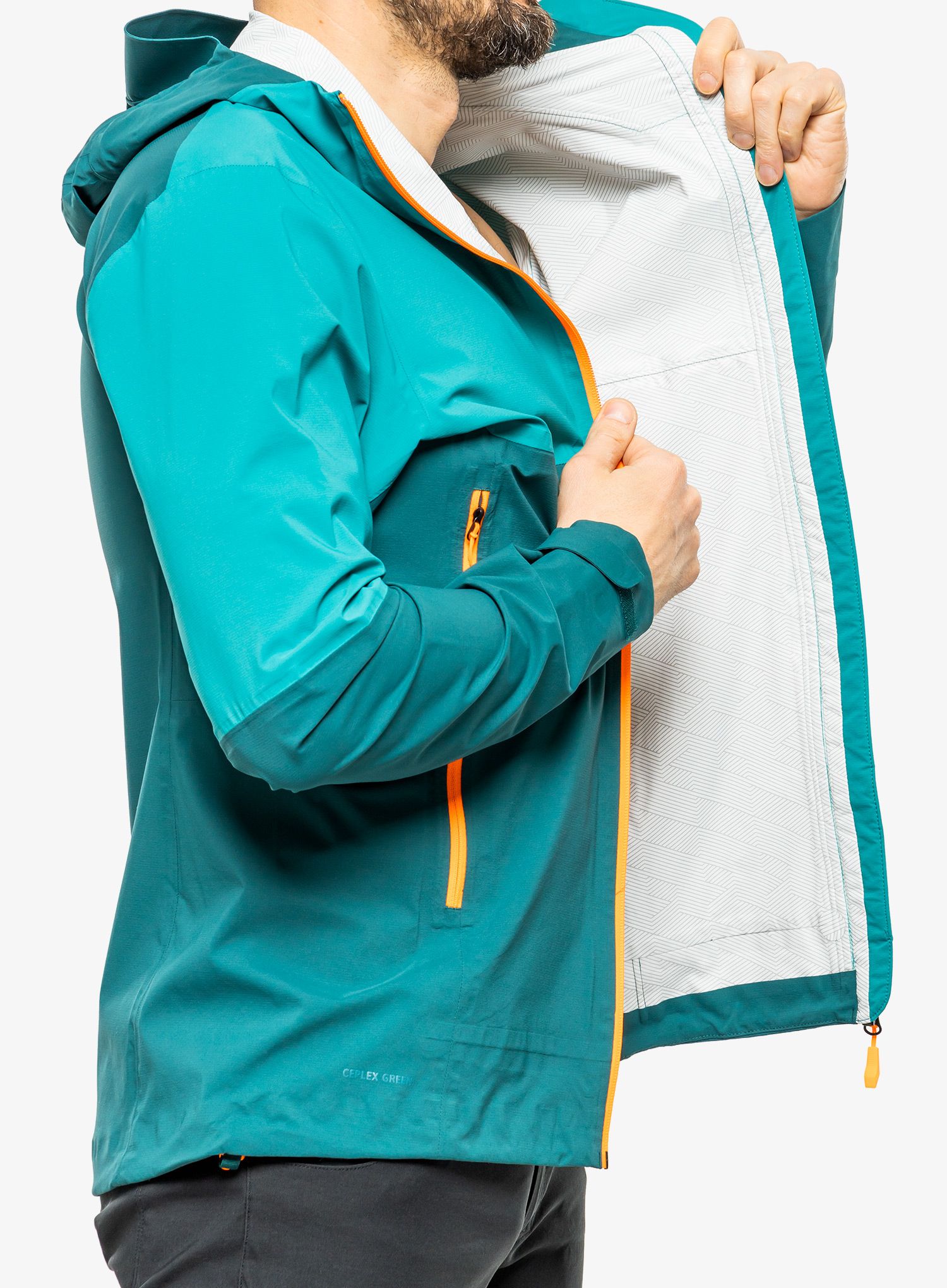 Bunda do deště Vaude Simony 2,5L Jacket IV - mallard green