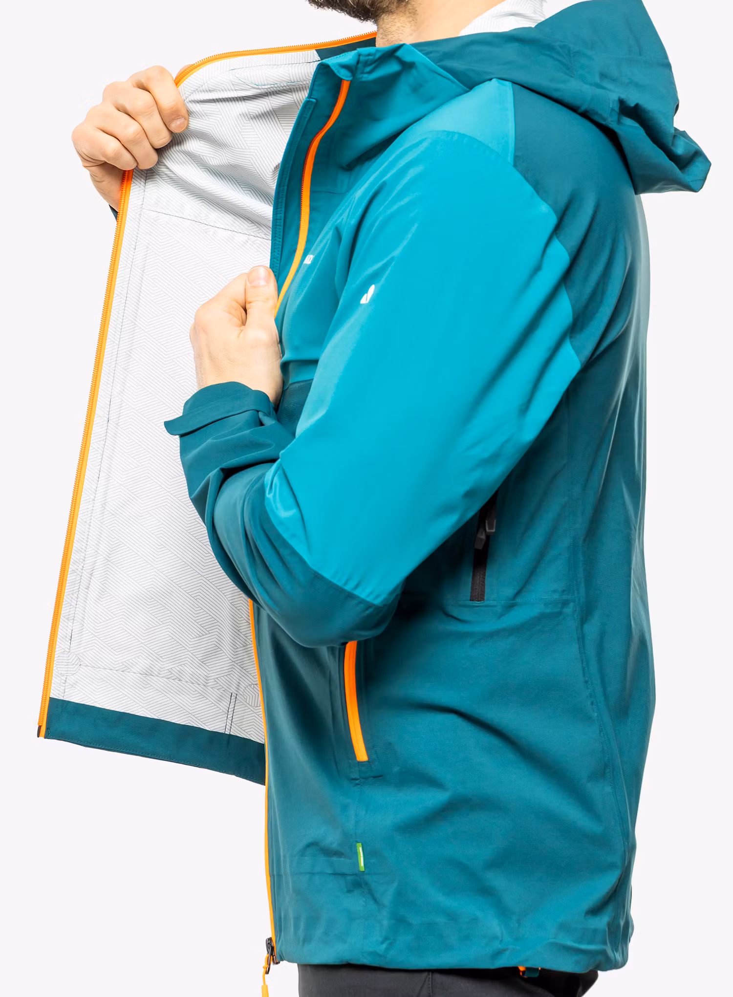 Bunda do deště Vaude Simony 2,5L Jacket IV - mallard green