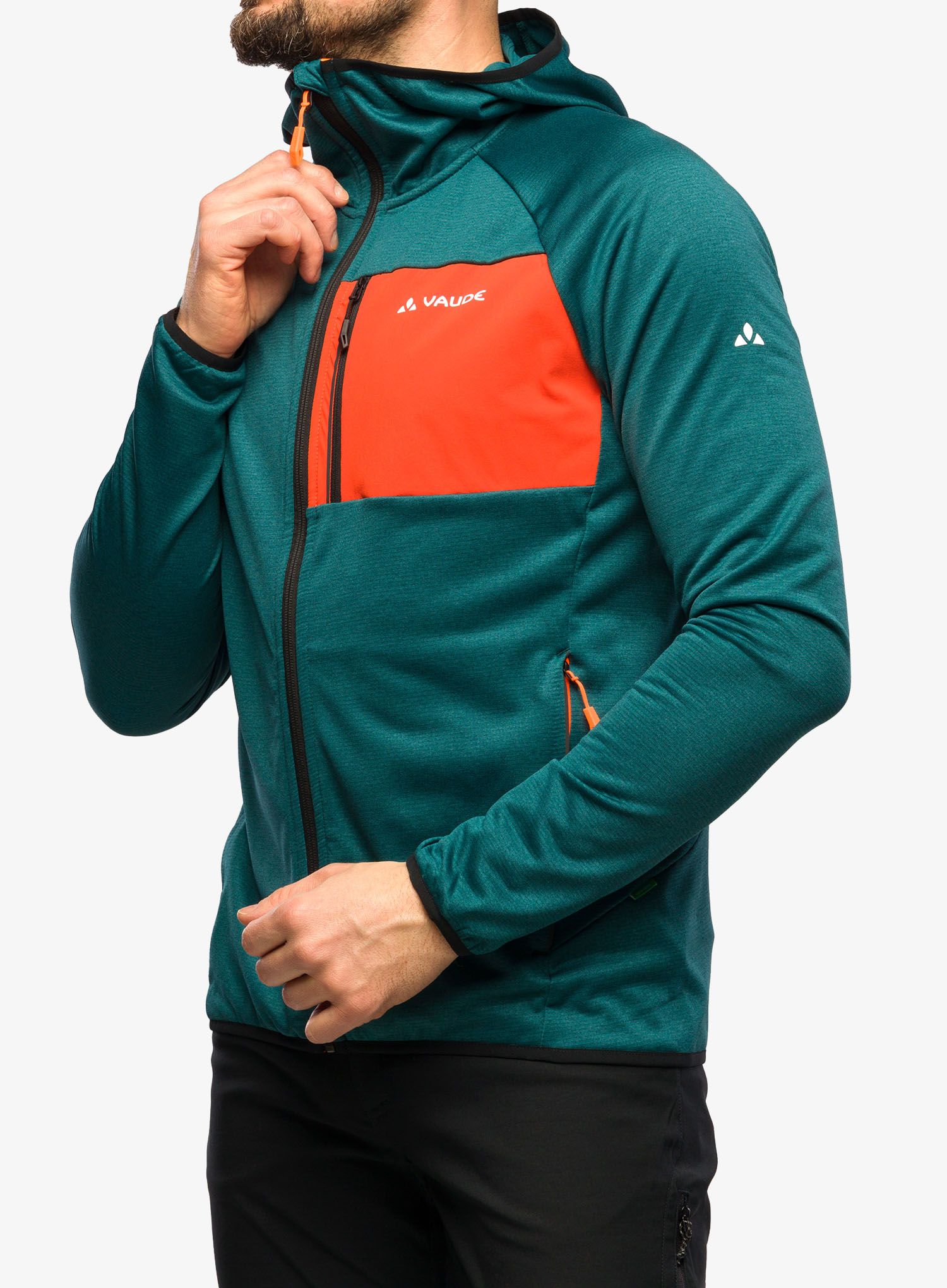Fleece mikina Vaude Tekoa Fleece Jacket II - mallard green