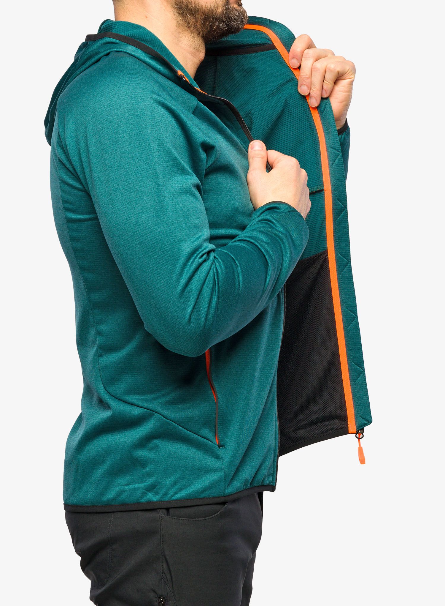 Fleece mikina Vaude Tekoa Fleece Jacket II - mallard green