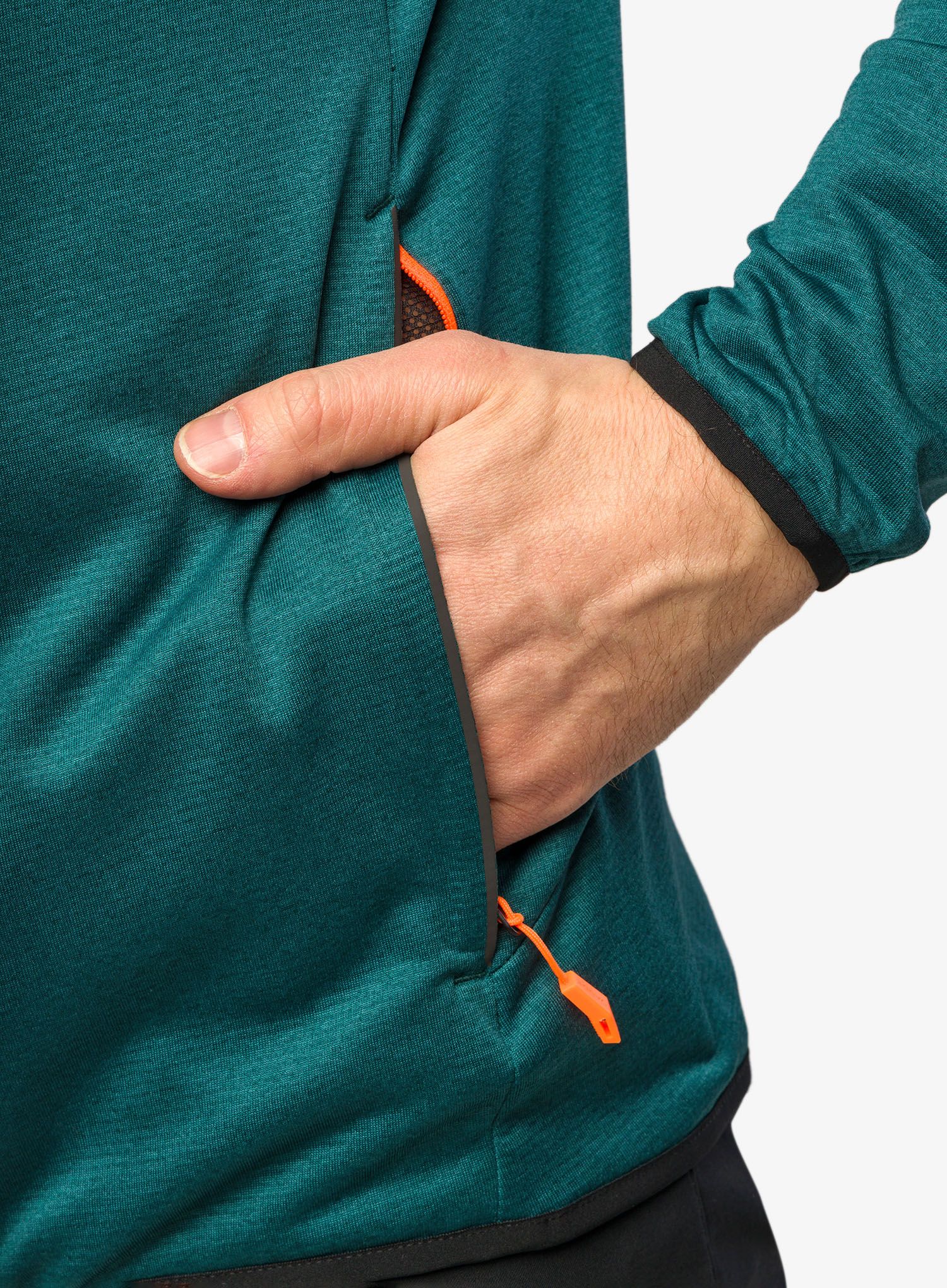 Fleece mikina Vaude Tekoa Fleece Jacket II - mallard green