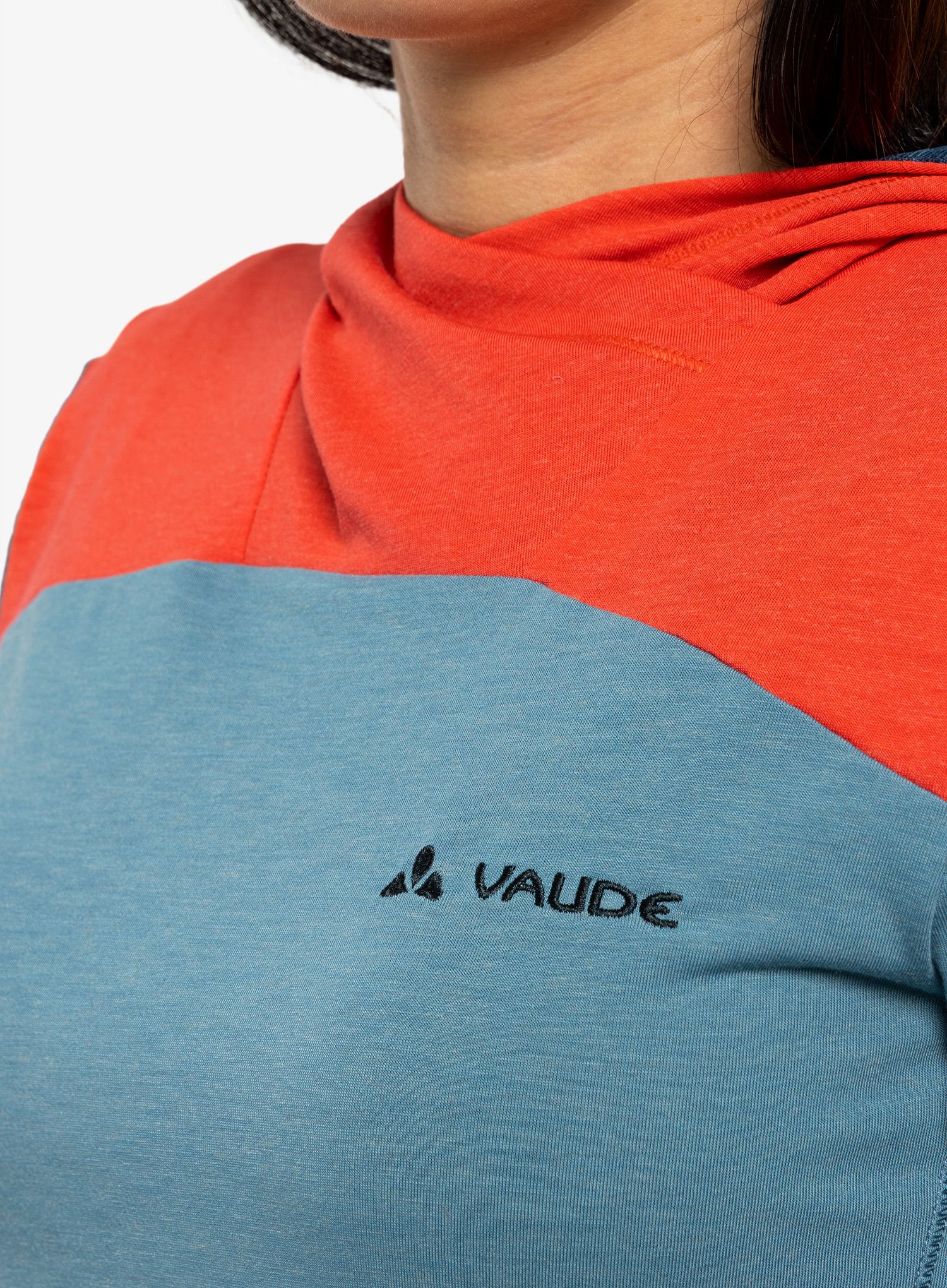 Dámská mikina s kapucí Vaude Tremalzo LS Shirt - blue gray uni