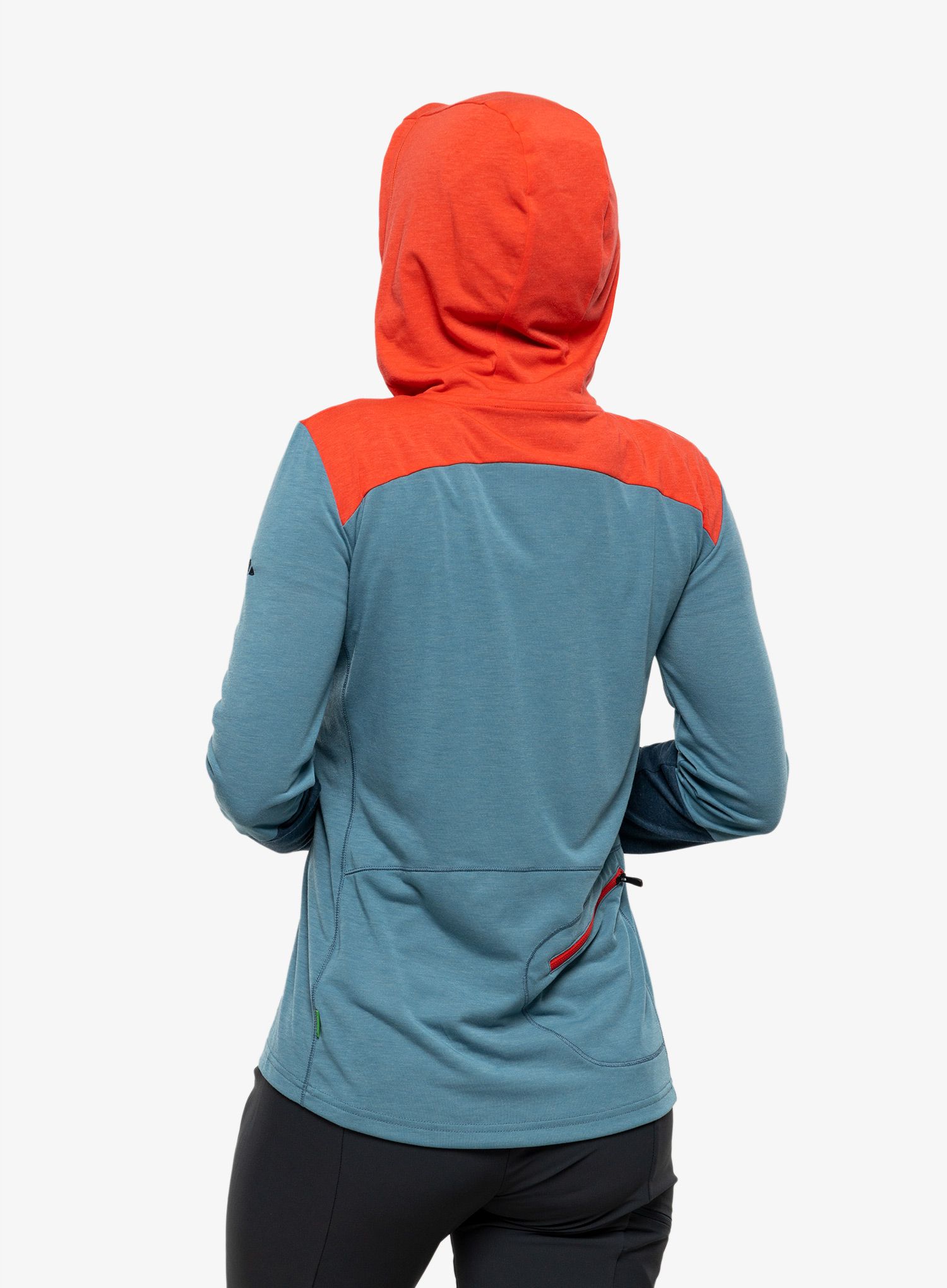 Dámská mikina s kapucí Vaude Tremalzo LS Shirt - blue gray uni