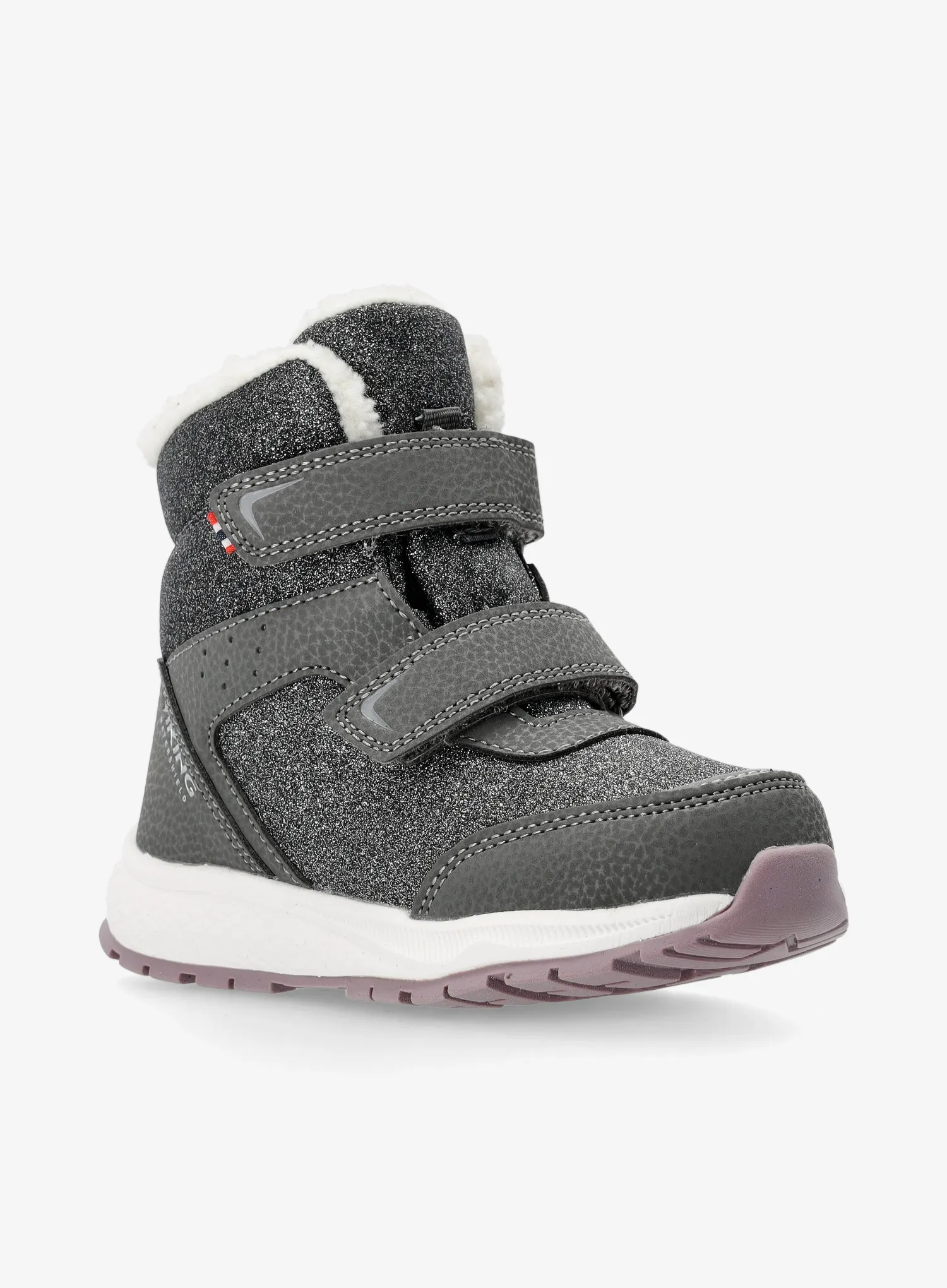 Dívčí obuv Viking Equip Warm WP 2V - charcoal/dusty pink