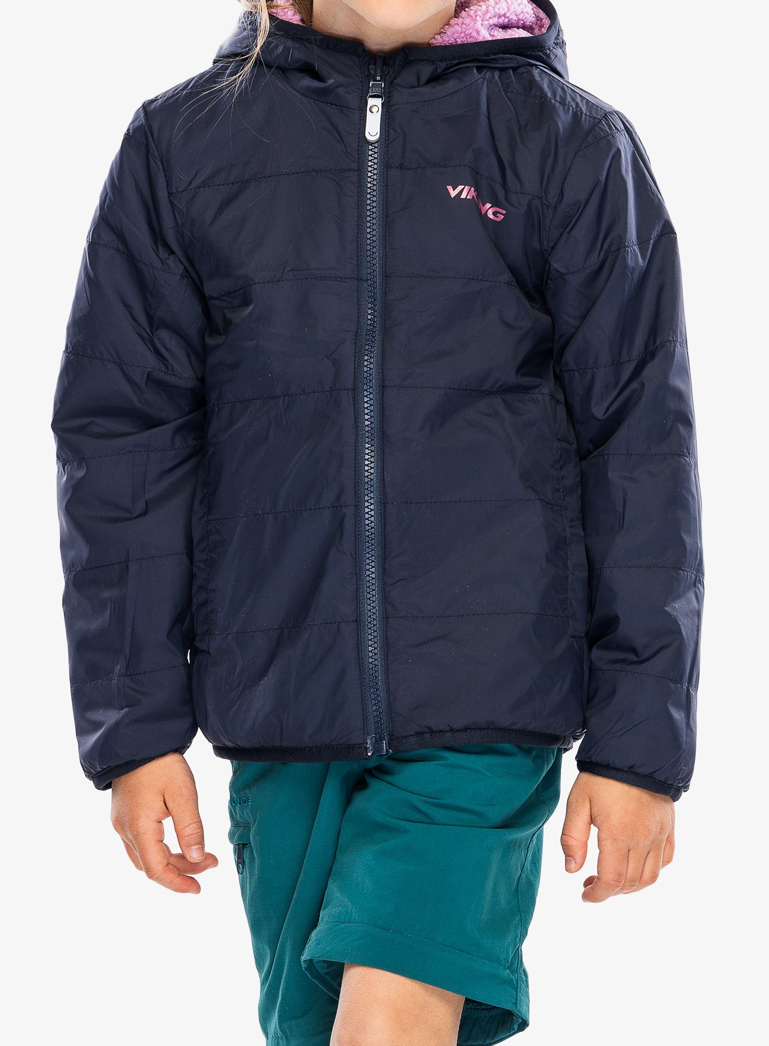 Dětská bunda Viking Play Reversible Pilejacket - lavender