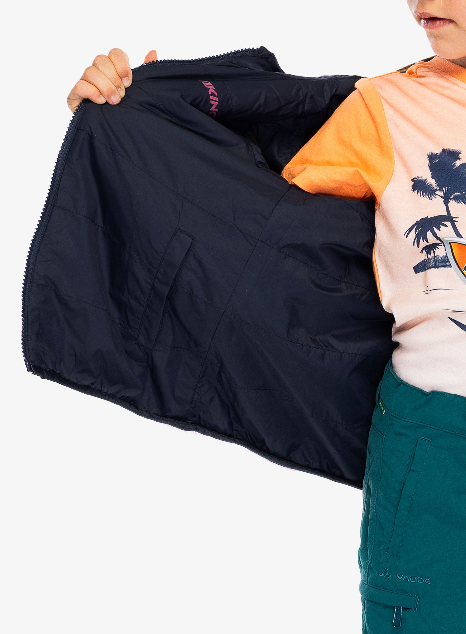 Dětská bunda Viking Play Reversible Pilejacket - lavender