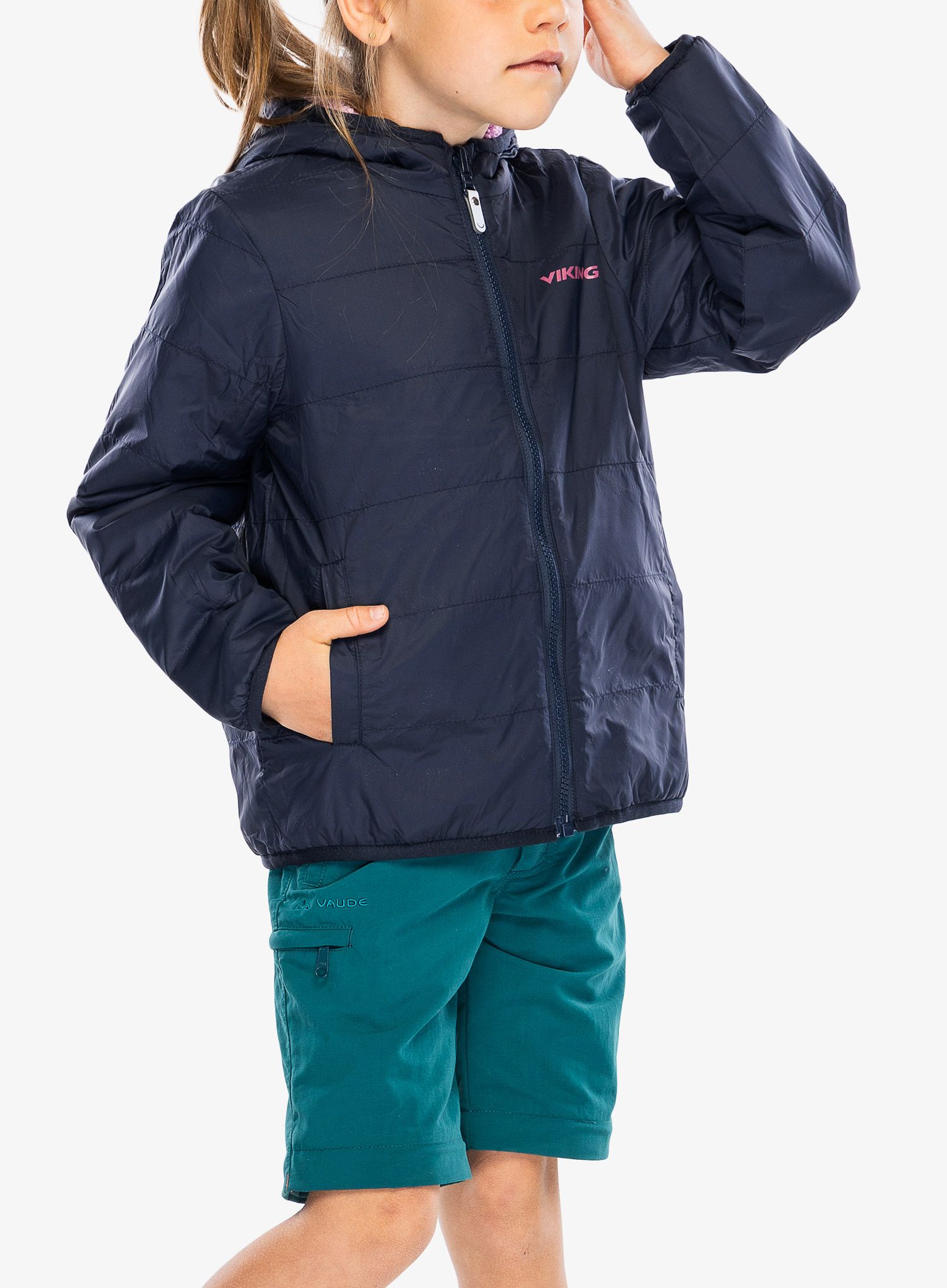 Dětská bunda Viking Play Reversible Pilejacket - lavender