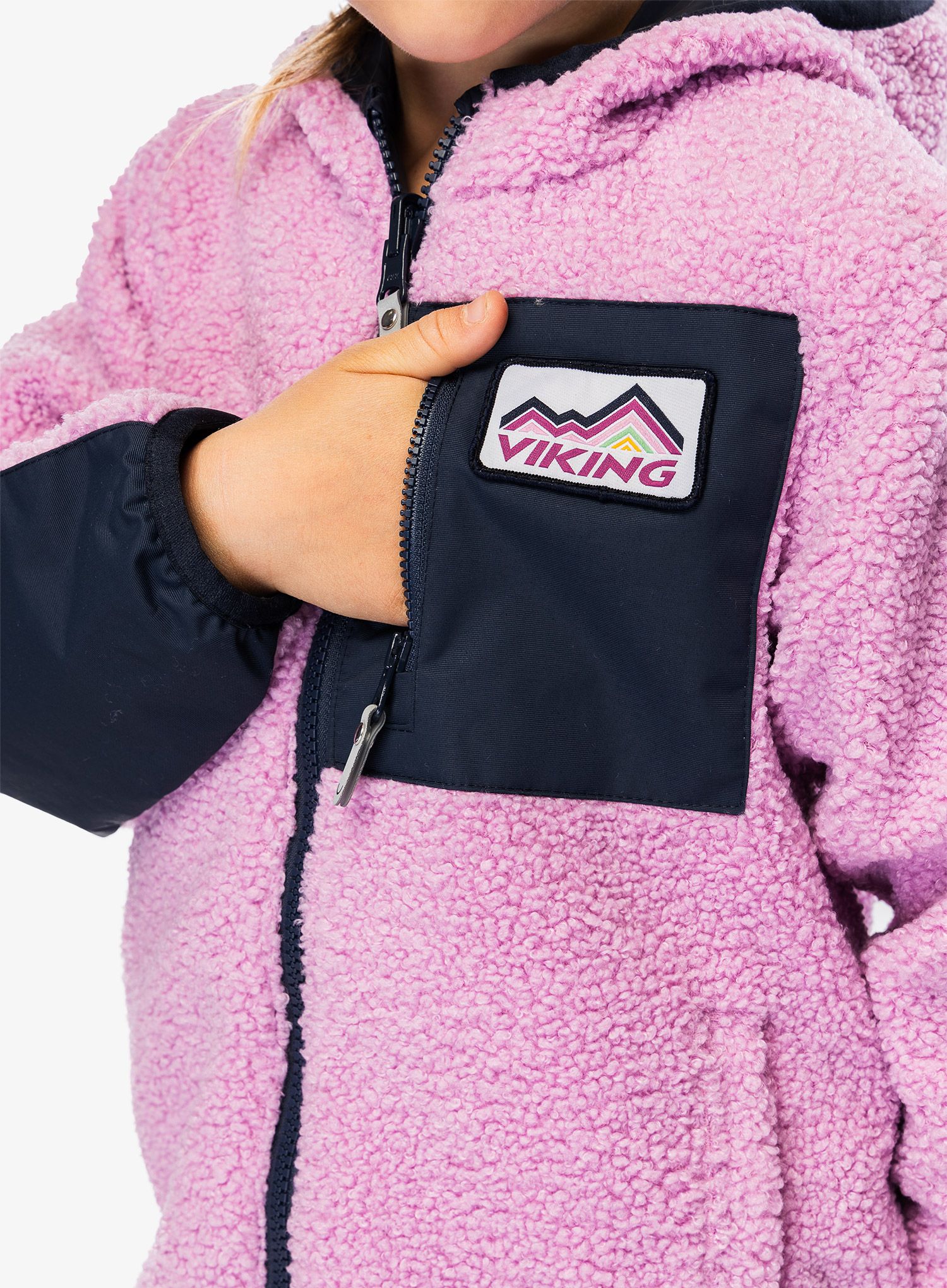 Dětská bunda Viking Play Reversible Pilejacket - lavender