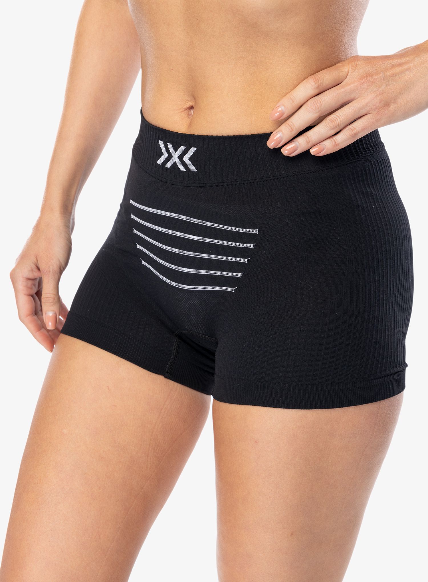 Dámské termoaktivní boxerky X-Bionic Invent 4.0 LT - black/white