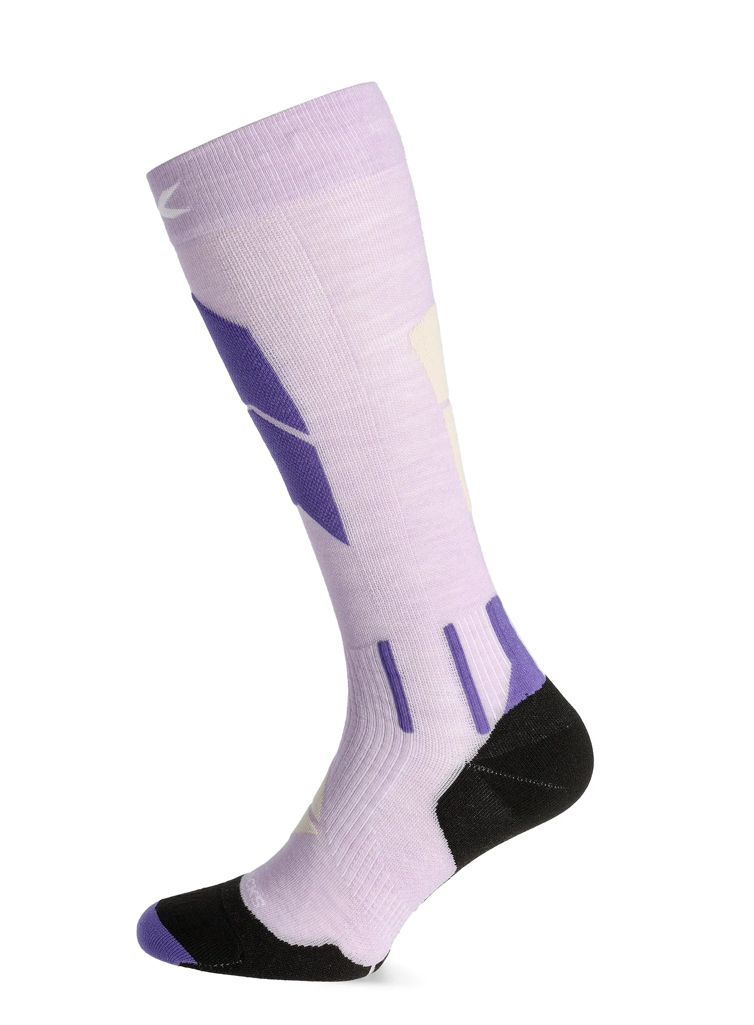 Lyžařské ponožky X-Socks Ski Perform Merino OTC - muted lavender/light sand