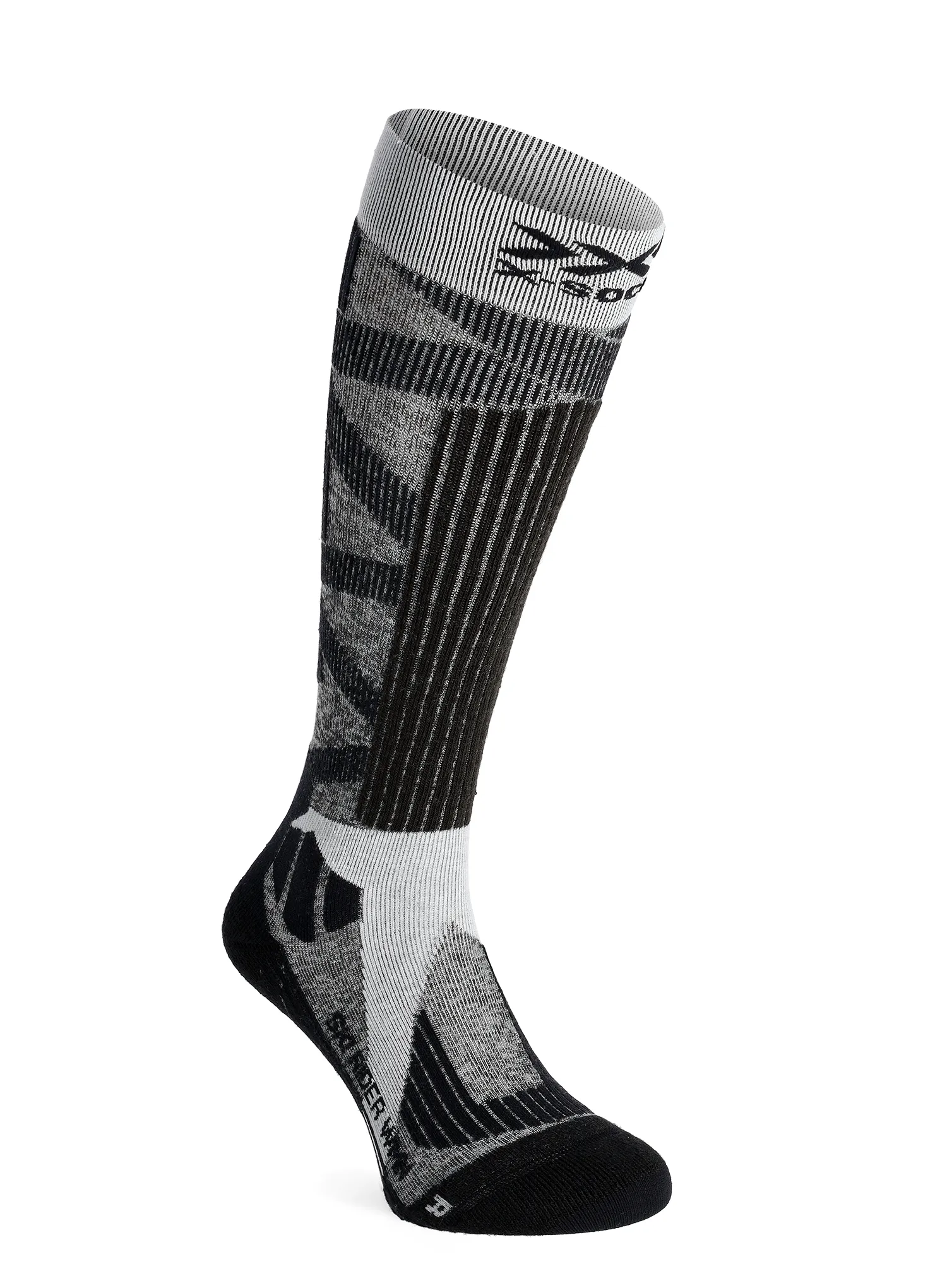 Dámské lyžařské ponožky X-Socks Ski Rider 4.0 - grey melange/opal black