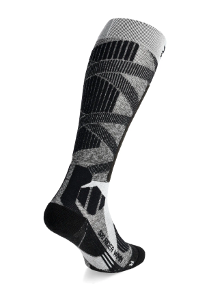 Dámské lyžařské ponožky X-Socks Ski Rider 4.0 - grey melange/opal black