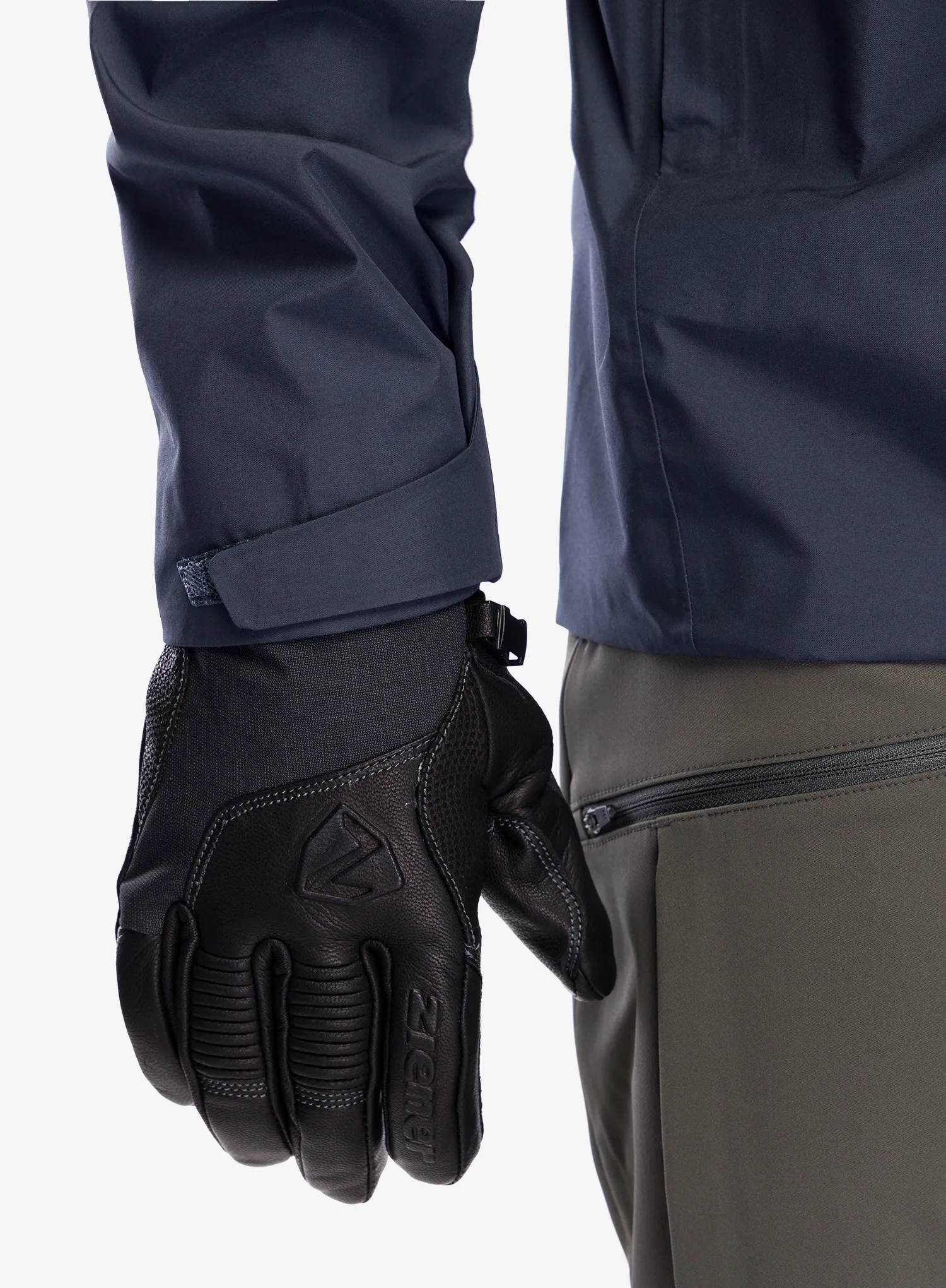 Lyžařské rukavice Ziener Ganzenberg AS AW - grey iron