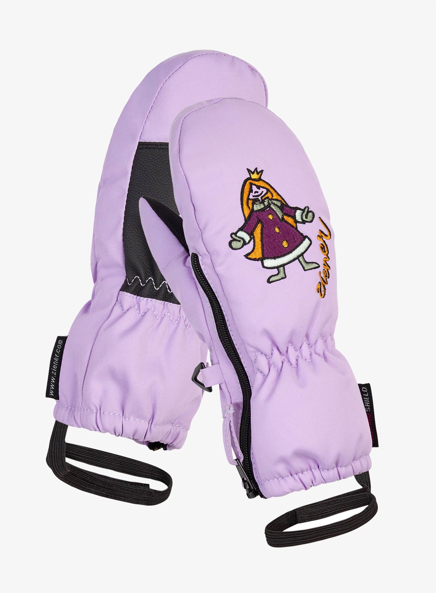 Dětské rukavice Ziener Le Zoo Minis - sweet lilac