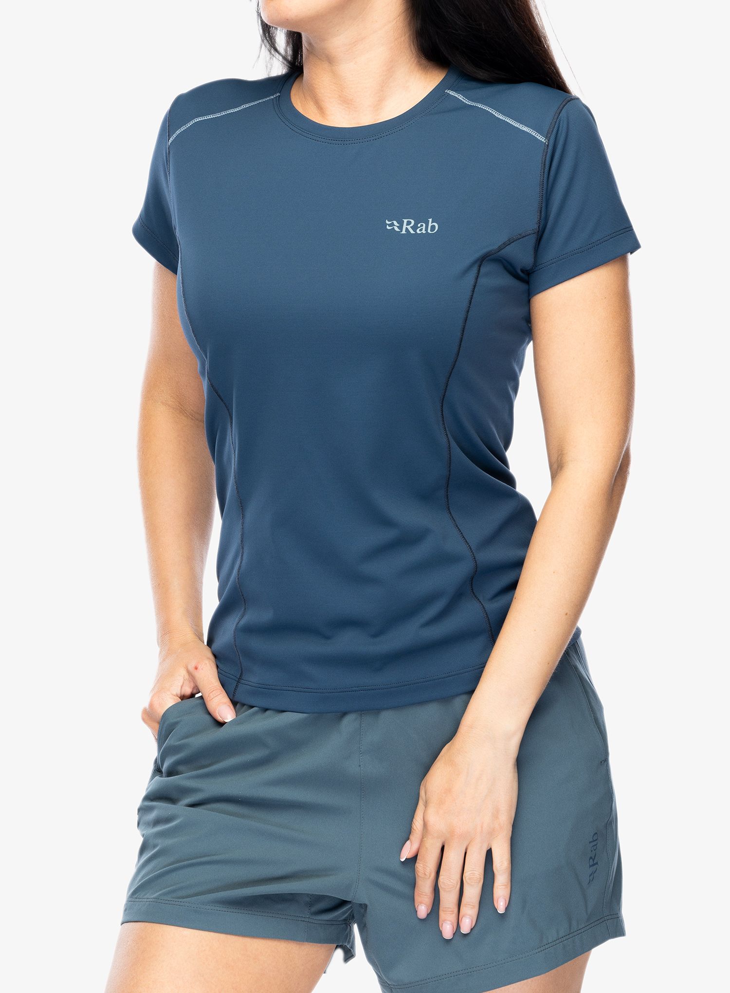 Termo triko dámské Rab Force Tee - tempest blue