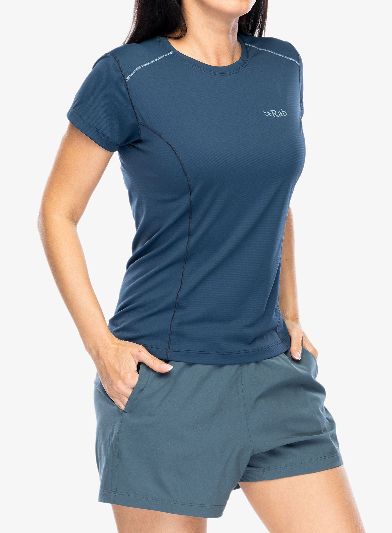 Termo triko dámské Rab Force Tee - tempest blue