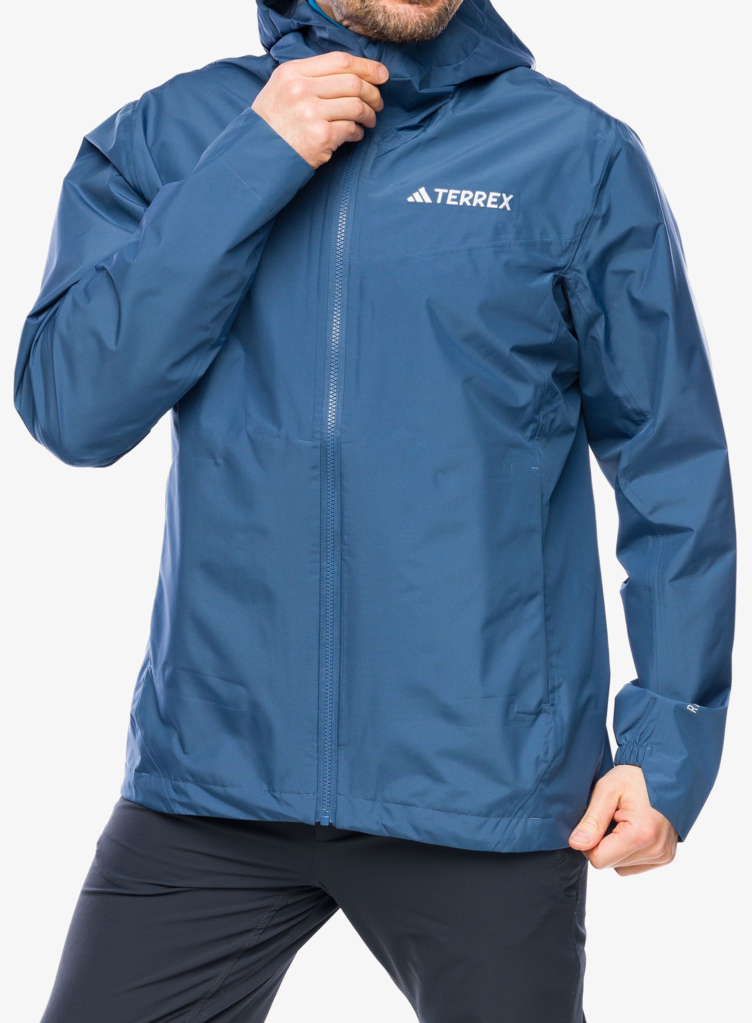 Bunda do deště adidas TERREX Multi 2.5L RAIN.RDY Jacket - wonder steel