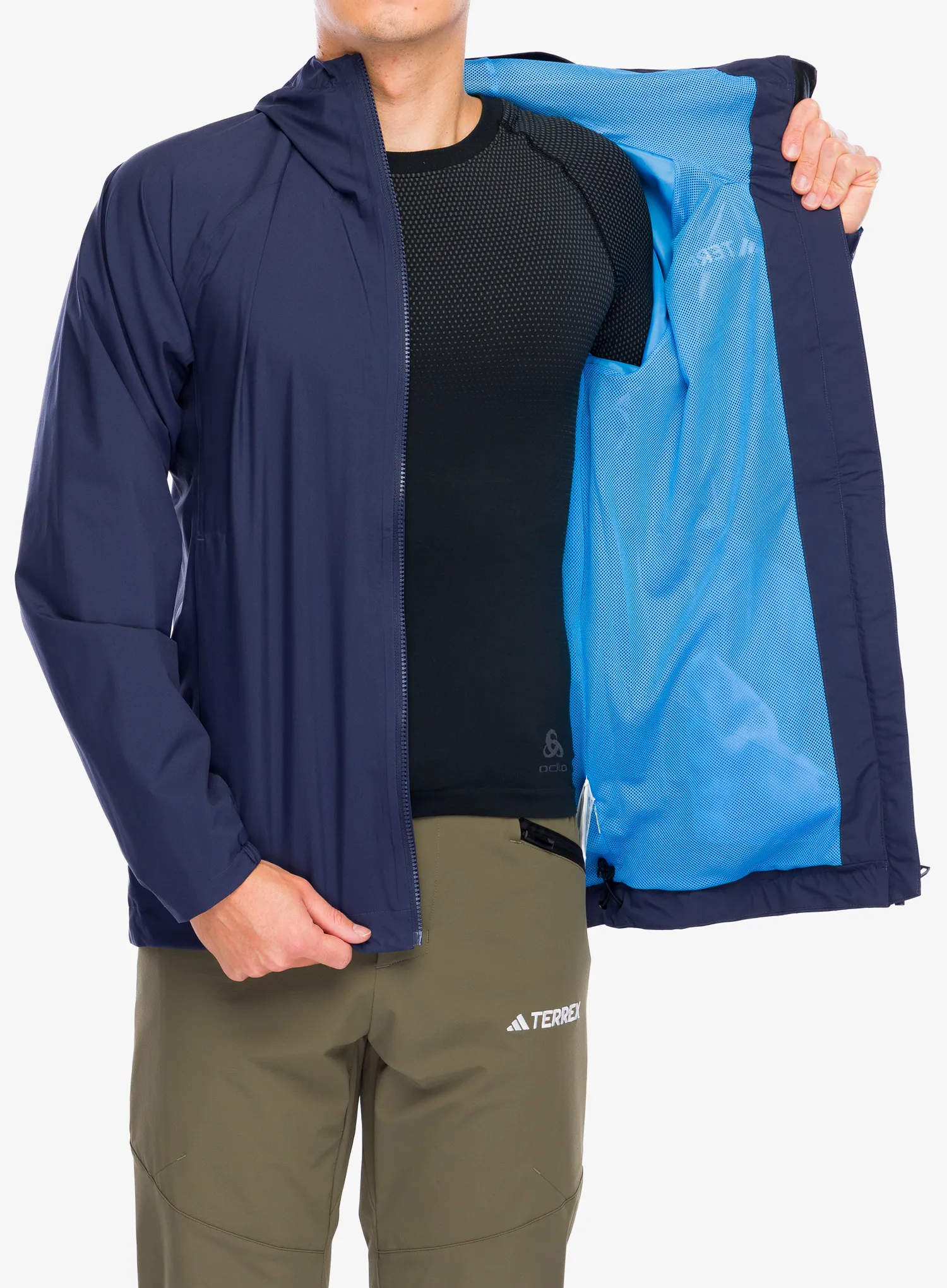 Bunda do deště adidas TERREX Multi 2L RAIN.RDY Jacket - shadow navy