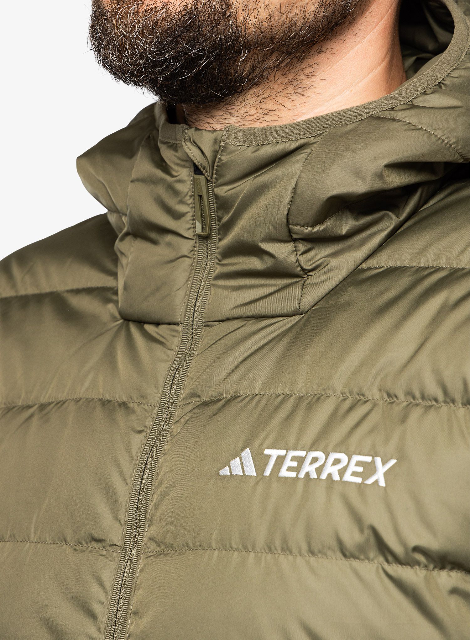 Perova bunda adidas TERREX Multi Light Down Hooded Jacket - olistr