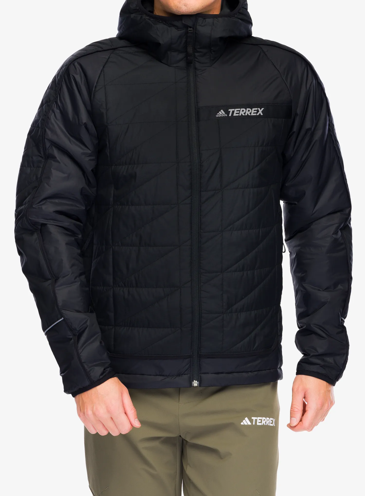 Izolovaná bunda adidas TERREX Multi Synthetic Insulated Hooded Jkt - black